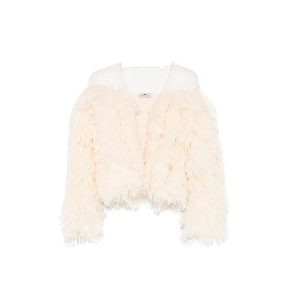 Jacket Elisabetta Franchi IR22J62E2193 (Elisabetta Franchi / レザー&ファージャケット・コート ) | Elisabetta Franchi (エリザベッタ フランキ)