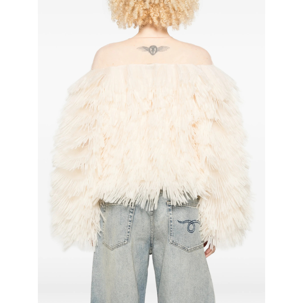 Jacket Elisabetta Franchi IR22J62E2193 (Elisabetta Franchi / レザー&ファージャケット・コート ) | Elisabetta Franchi (エリザベッタ フランキ)(4)