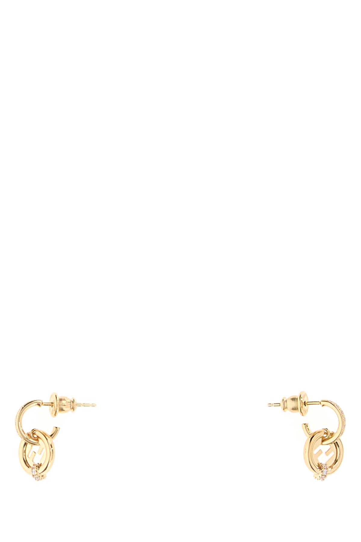 Gold metal EverRound Fendi earrings 8AL328ATEPF089U (FENDI / ピアス・イヤリング ) | FENDI (フェンディ)