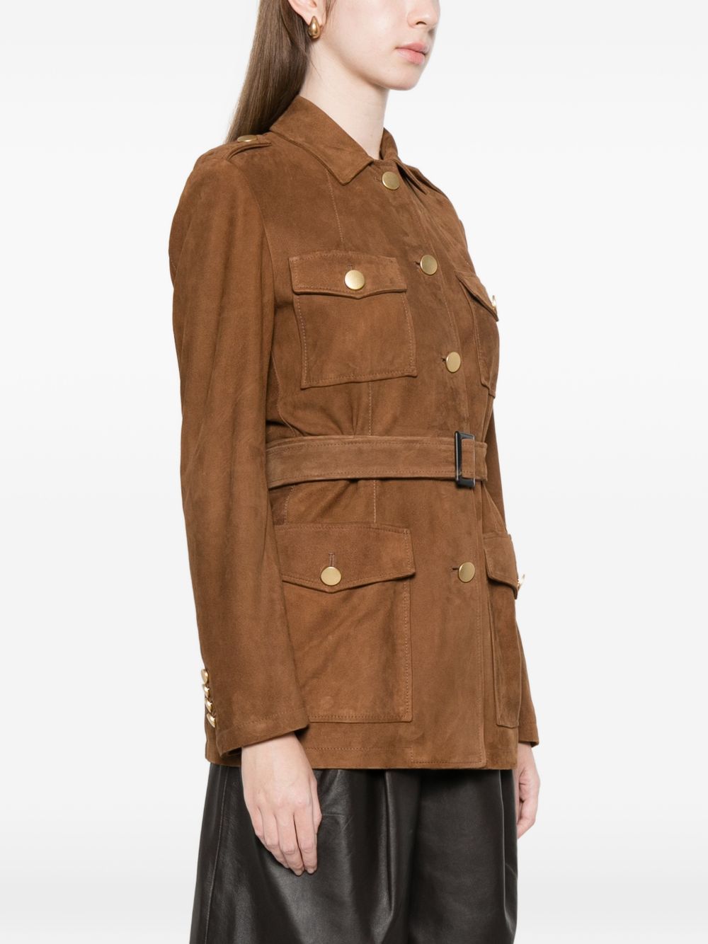 Tagliatore Jackets CLEAPECHE260126E242COGNAC (TAGLIATORE / レザー&ファージャケット・コート ) | TAGLIATORE (タリアトーレ)(4)