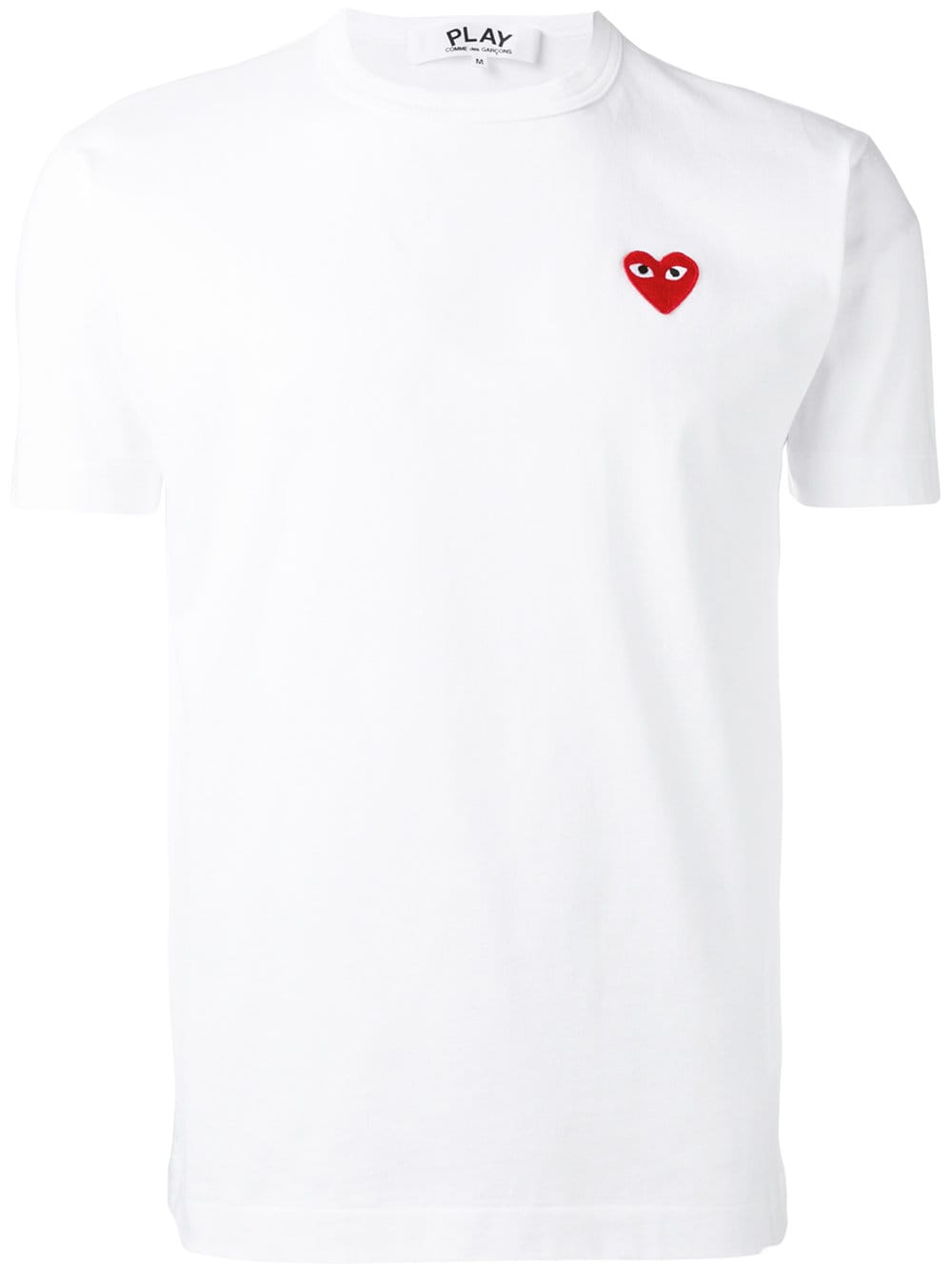 RED HEART COTTON T-SHIRT P1T108WHITE (PLAY Comme Des Garçons / Tシャツ・カットソー ) | PLAY Comme Des Garçons (プレイ コムデギャルソン)