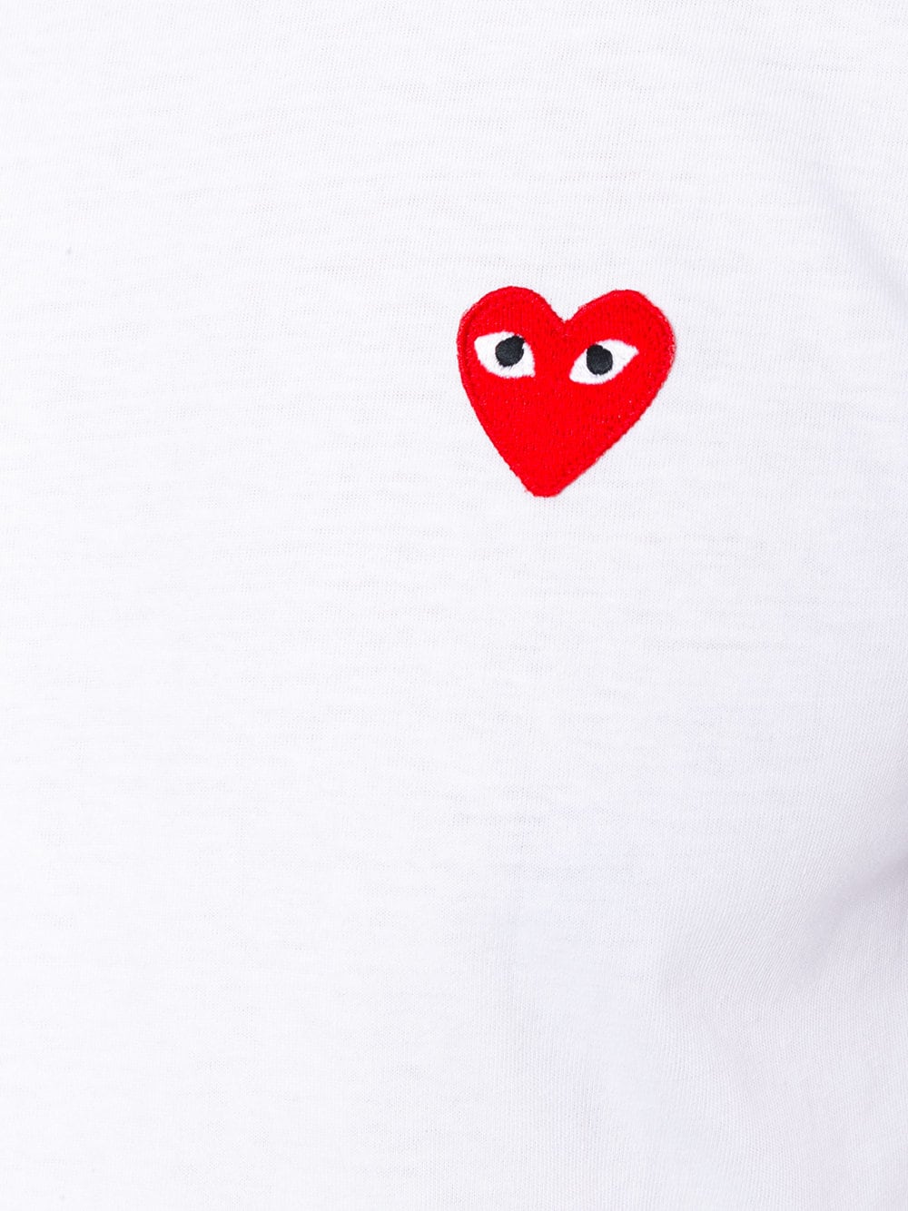 RED HEART COTTON T-SHIRT P1T108WHITE (PLAY Comme Des Garçons / Tシャツ・カットソー ) | PLAY Comme Des Garçons (プレイ コムデギャルソン)(4)