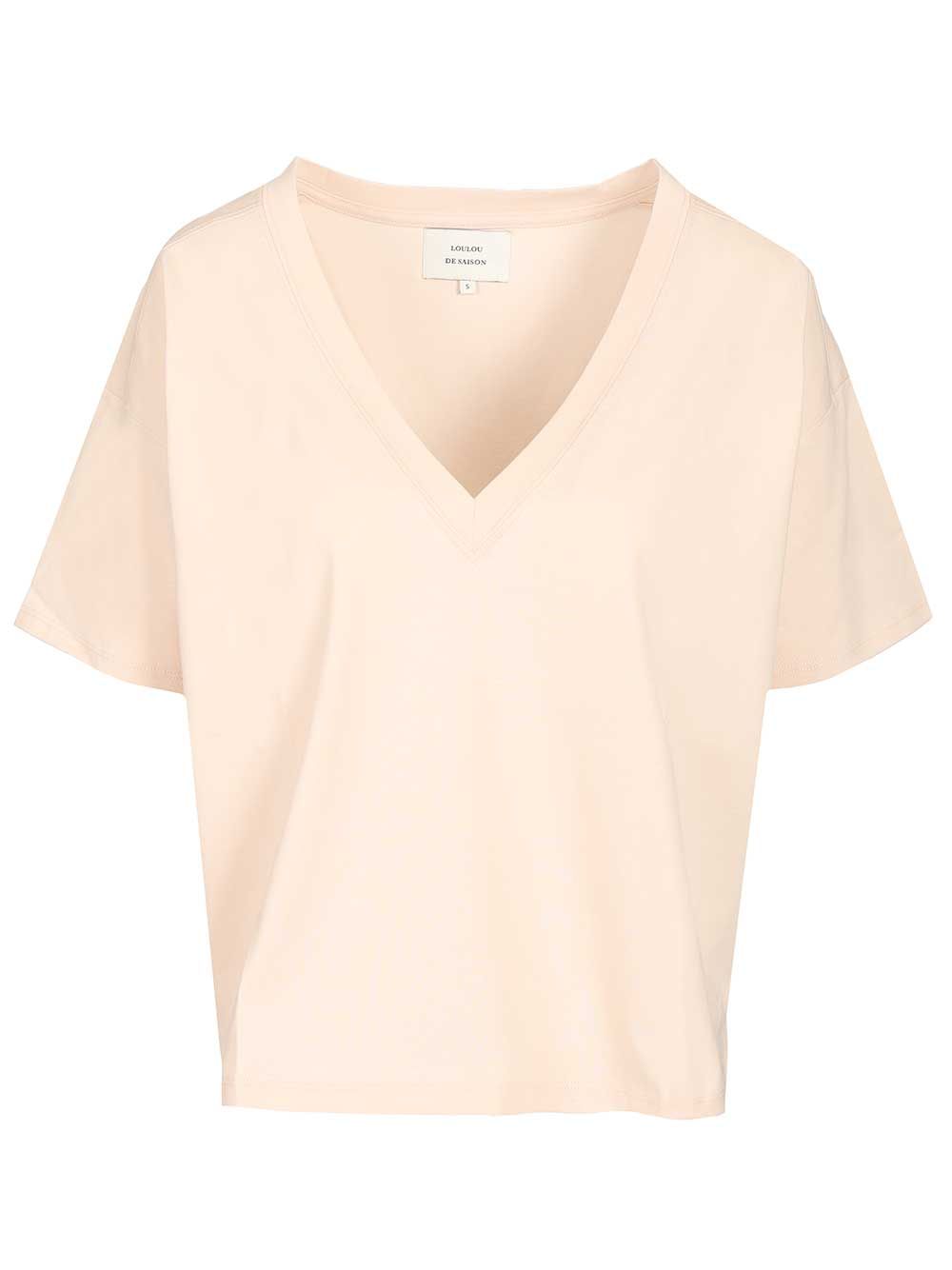 V-neck T-shirt FAAA (LOULOU STUDIO / Tシャツ・カットソー ) | LOULOU STUDIO (ルルスタジオ)
