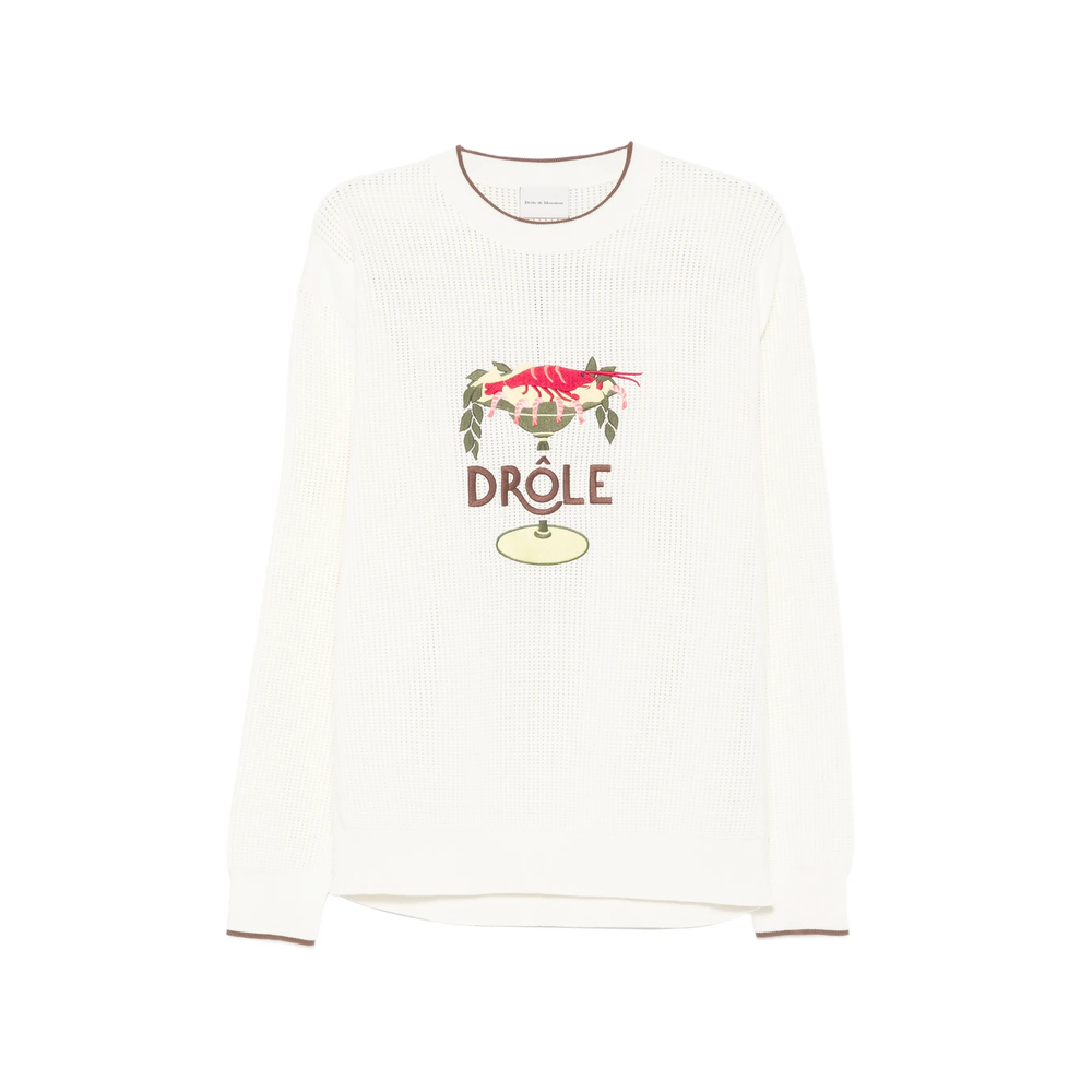 Sweater Drole De Monsieur JPO198CO207OFFWH (Drôle De Monsieur / ニット・セーター・カーディガン ) | Drôle De Monsieur (ドロールドムッシュ)