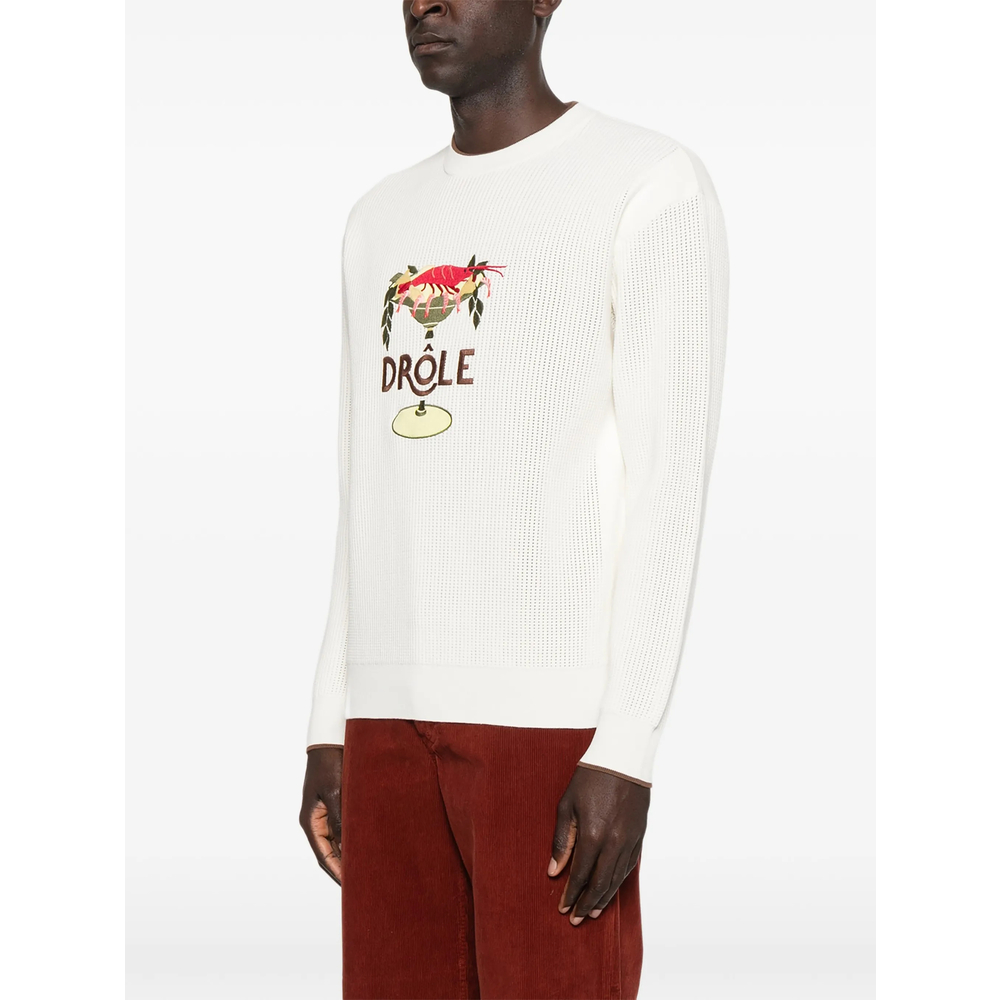 Sweater Drole De Monsieur JPO198CO207OFFWH (Drôle De Monsieur / ニット・セーター・カーディガン ) | Drôle De Monsieur (ドロールドムッシュ)(3)