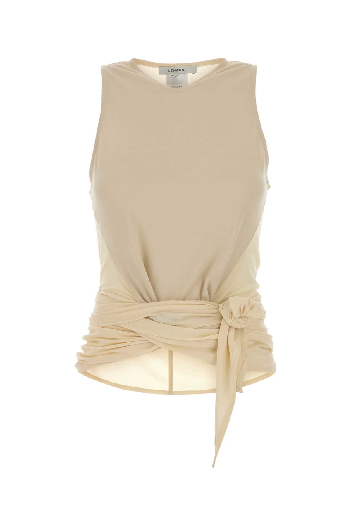 Cream stretch viscose top OT0008LJ1050YE507 (LEMAIRE / タンクトップ・キャミソール ) | LEMAIRE (ルメール)