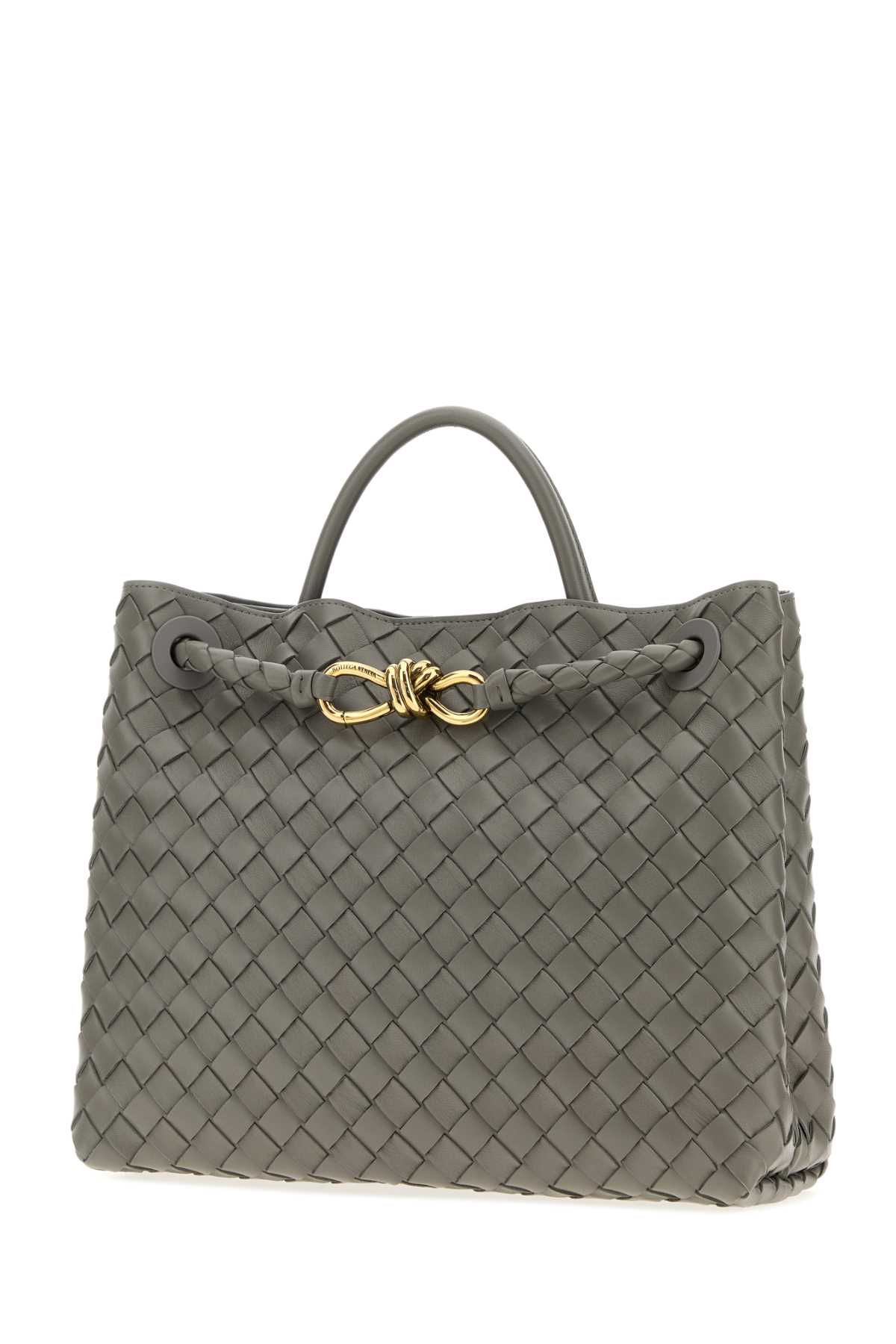 Dark grey leather Andiamo medium handbag 766016VCPP11590 (Bottega Veneta / ハンドバッグ・ショルダーバッグ ) | Bottega Veneta (ボッテガ・ヴェネタ)(1)