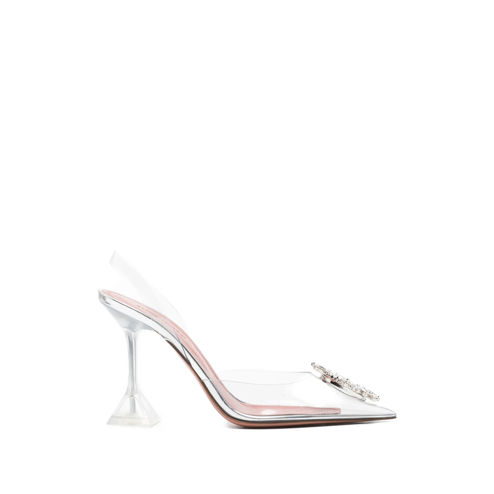 Shoes Amina Muaddi BEGUMGLASSSL95TRANS (AMINA MUADDI / サンダル ) | AMINA MUADDI (アミナ モアディ)