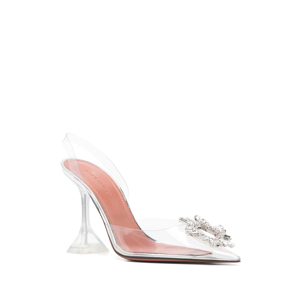 Shoes Amina Muaddi BEGUMGLASSSL95TRANS (AMINA MUADDI / サンダル ) | AMINA MUADDI (アミナ モアディ)(3)