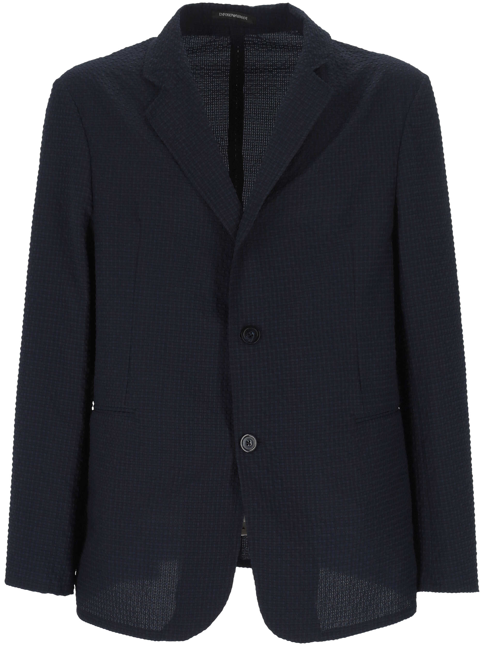 Emporio Armani Jackets Dark Navy EM005801TE20392UB109 (EMPORIO ARMANI / ブレザー・ジャケット ) | EMPORIO ARMANI (エンポリオ アルマーニ)