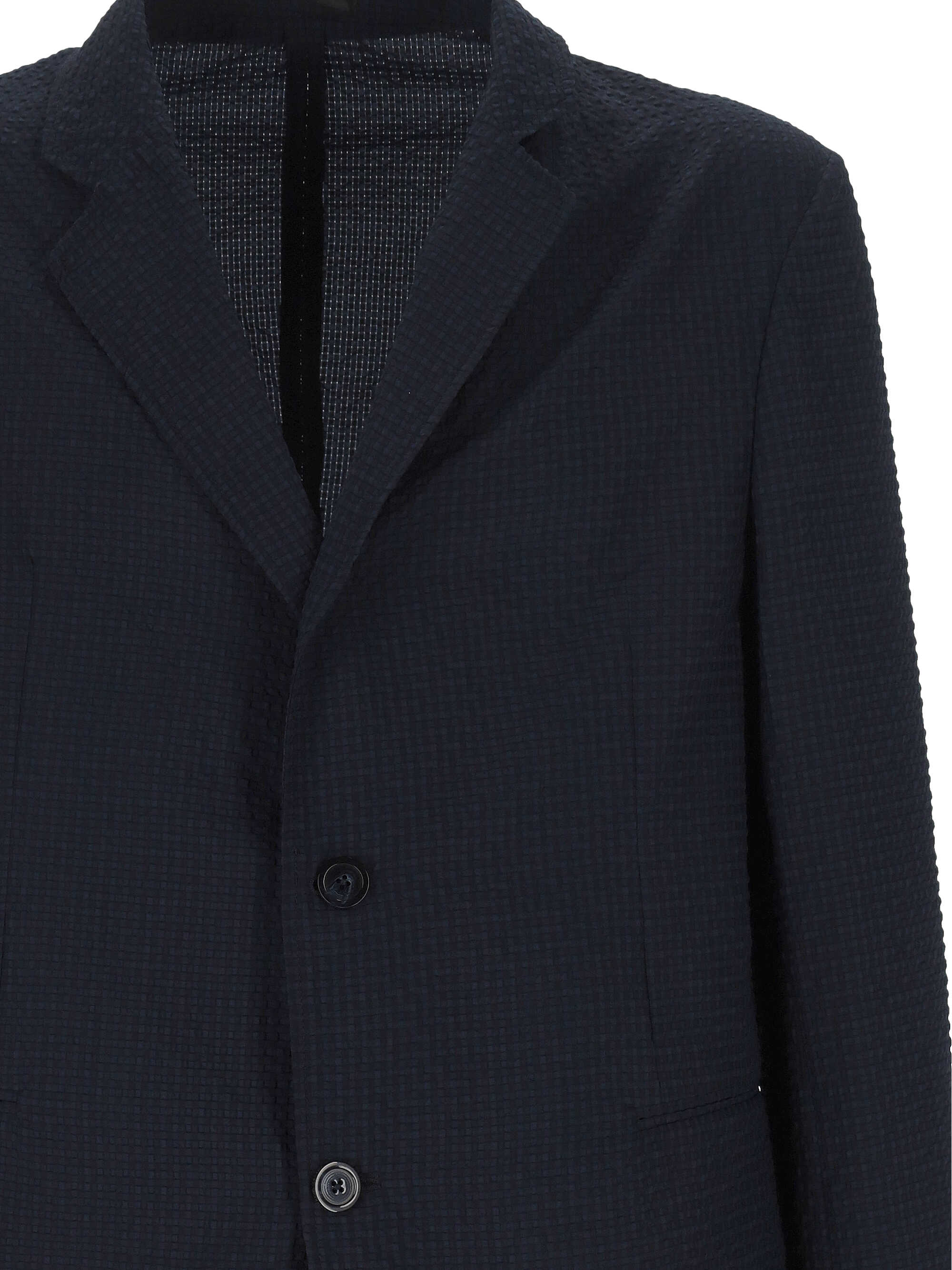 Emporio Armani Jackets Dark Navy EM005801TE20392UB109 (EMPORIO ARMANI / ブレザー・ジャケット ) | EMPORIO ARMANI (エンポリオ アルマーニ)(1)
