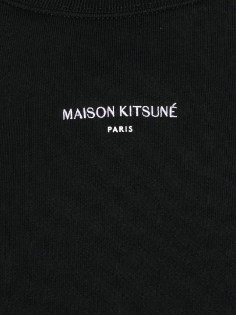 MAISON KITSUNE' Sweaters Black QW00300KM0341P199 (Maison Kitsuné / スウェット・フーディー ) | Maison Kitsuné (メゾン キツネ)(1)