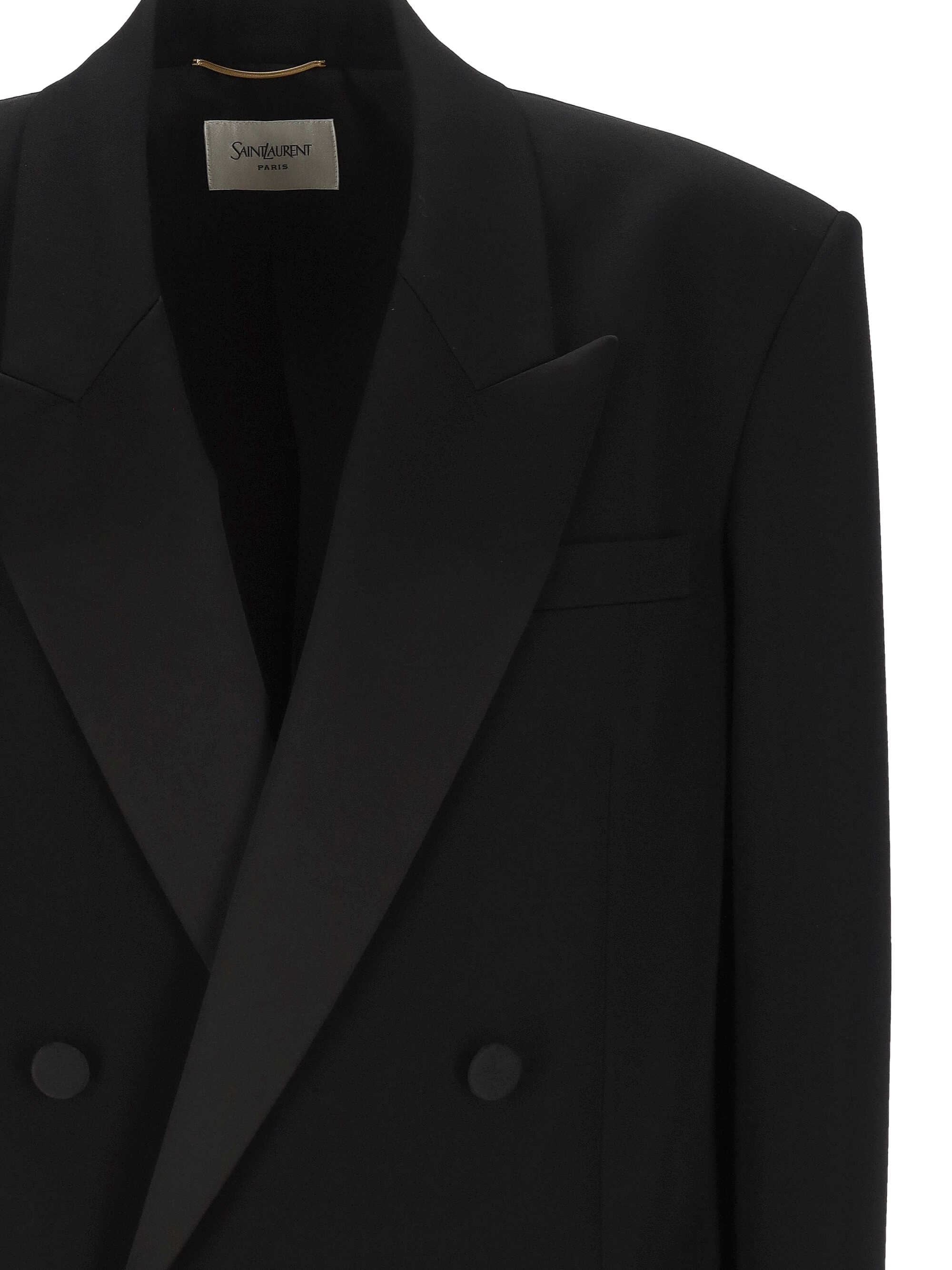 Saint Laurent Jackets Black 860569Y7E631000 (Saint Laurent / ブレザー・ジャケット ) | Saint Laurent (サンローラン)(1)