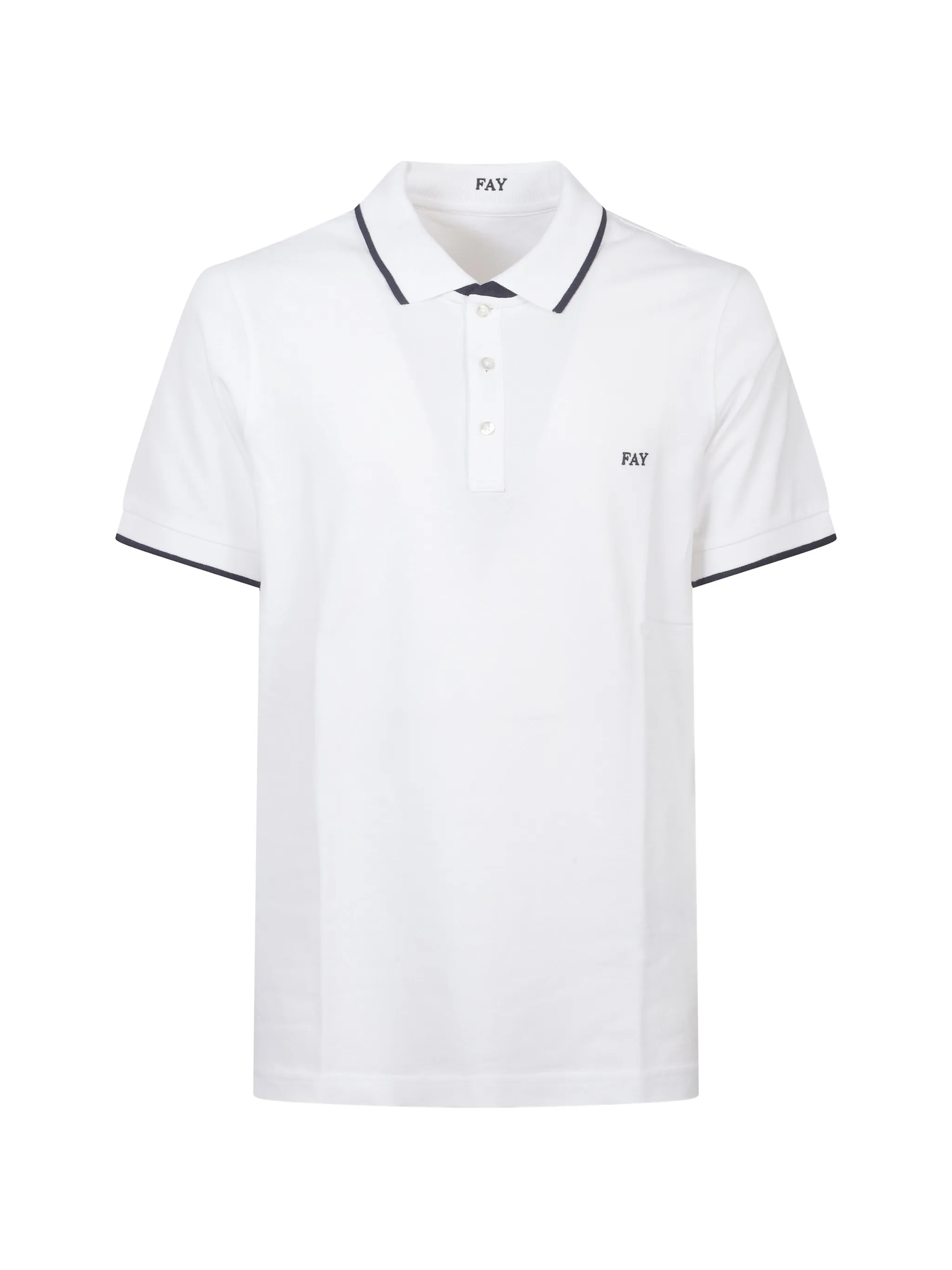 Fay T-shirts and Polos White NPMB252140STDWB001 (Fay / ポロシャツ ) | Fay (フェイ)