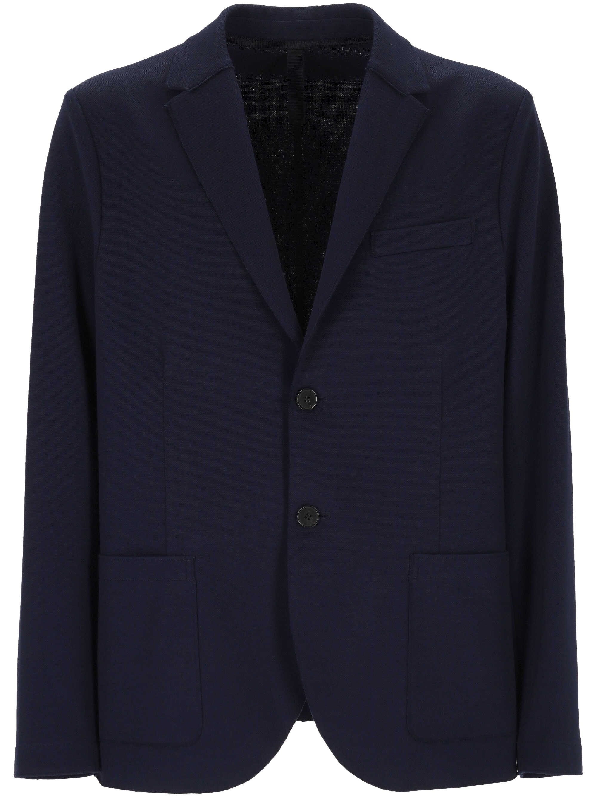 Harris Wharf London Jackets Navy blue CL8G22PBR358 (Harris Wharf London / ブレザー・ジャケット ) | Harris Wharf London (ハリス ワーフ ロンドン)