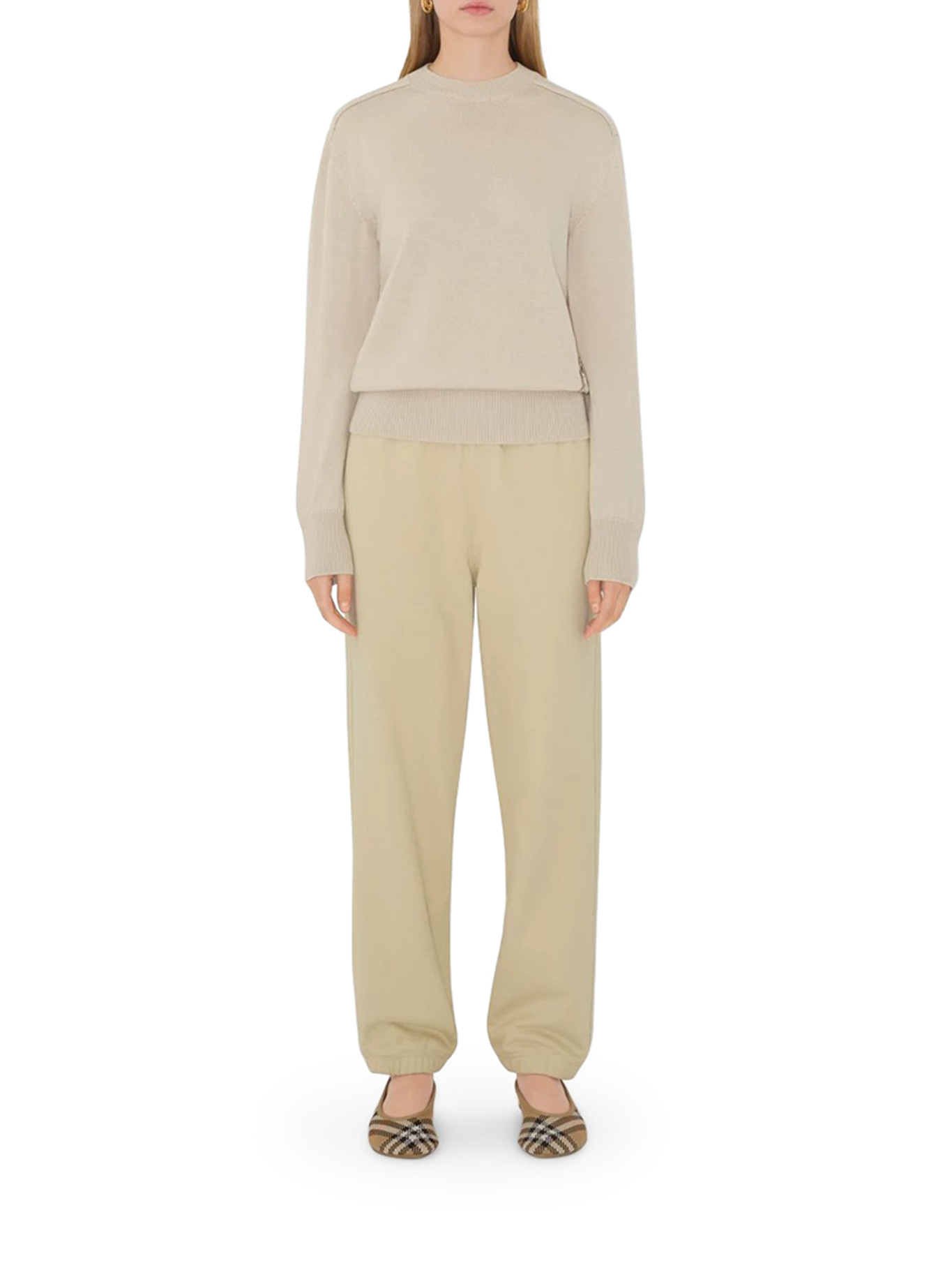 COTTON JOGGING TROUSERS WITH CHECK APPLIQUE 8118586C1740 (Burberry / パンツ ) | Burberry (バーバリー)(1)