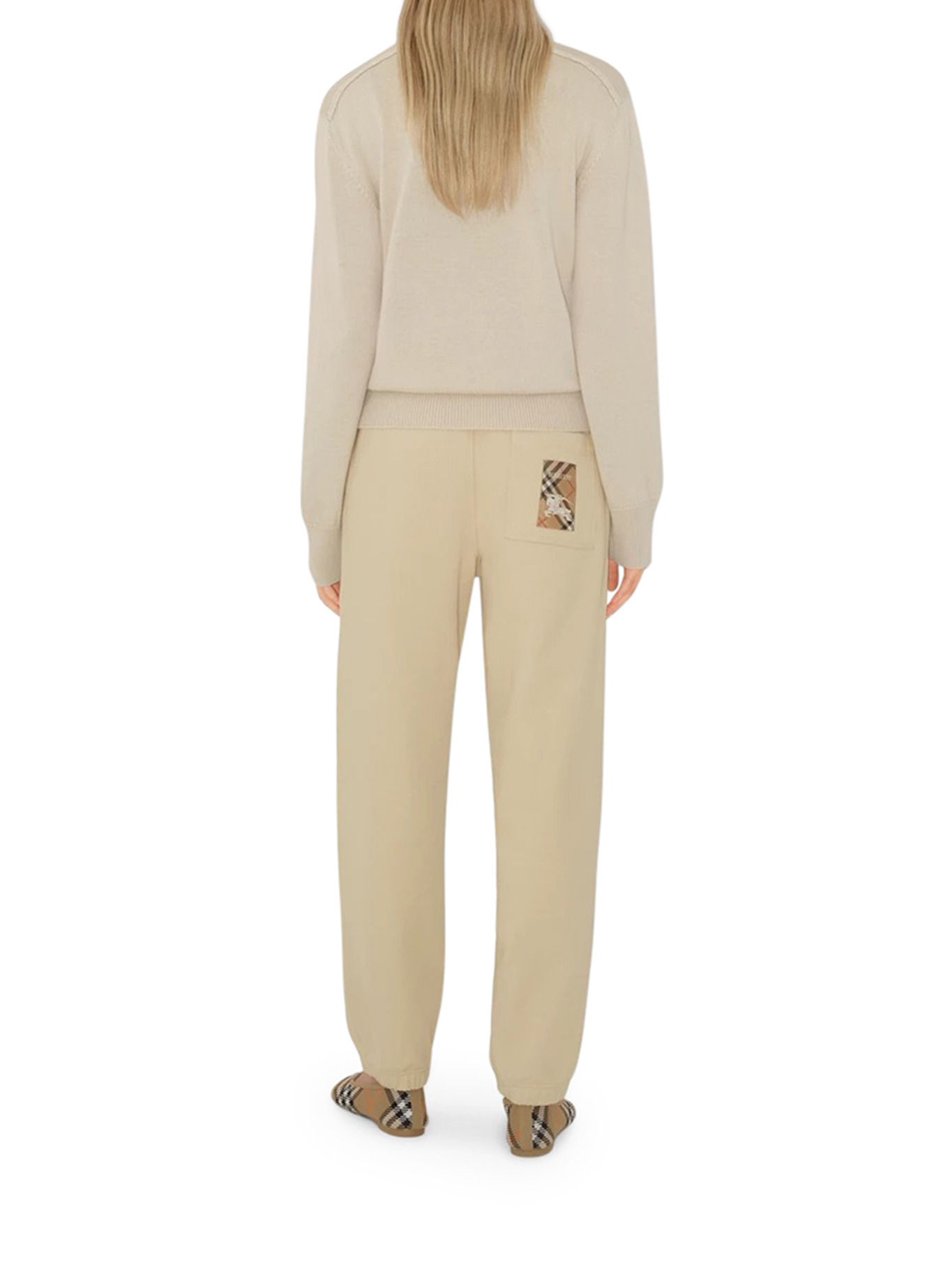 COTTON JOGGING TROUSERS WITH CHECK APPLIQUE 8118586C1740 (Burberry / パンツ ) | Burberry (バーバリー)(2)