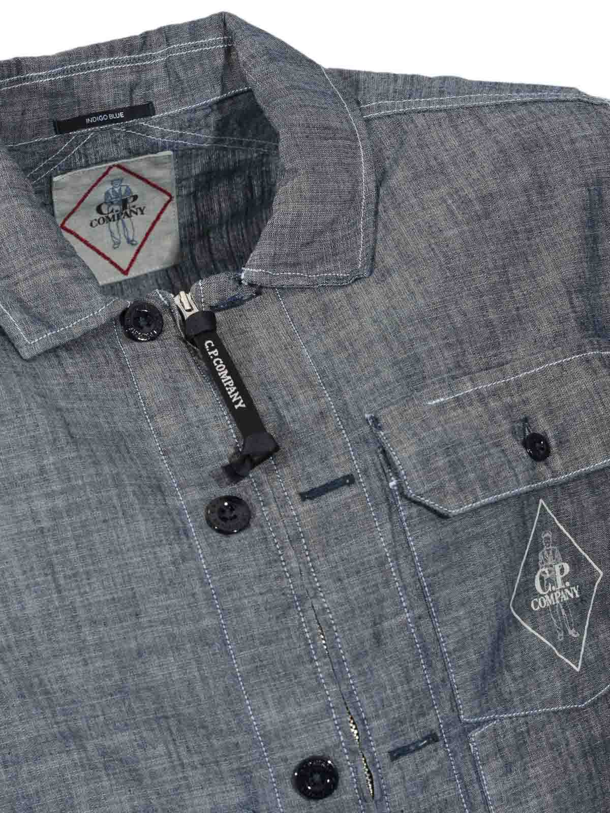Cotton Chambray Shirt 20CMSH195A110065WD17 (C.P. Company / シャツ・ブラウス ) | C.P. Company (シーピーカンパニー)(2)