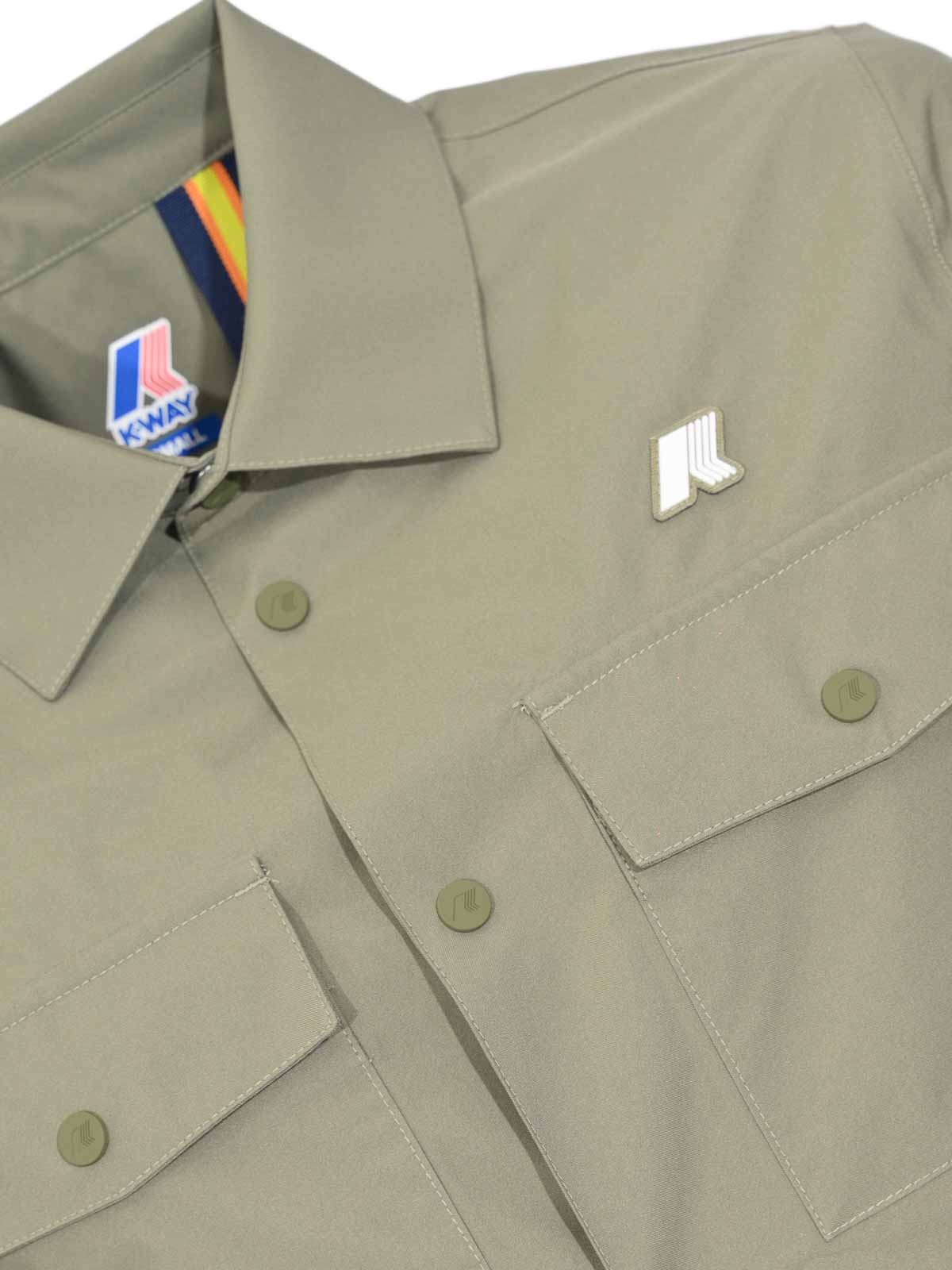 Umbert Stretch 2Layers Overshirt K5138MWV15 (K-WAY / シャツ・ブラウス ) | K-WAY (ケーウェイ)(2)