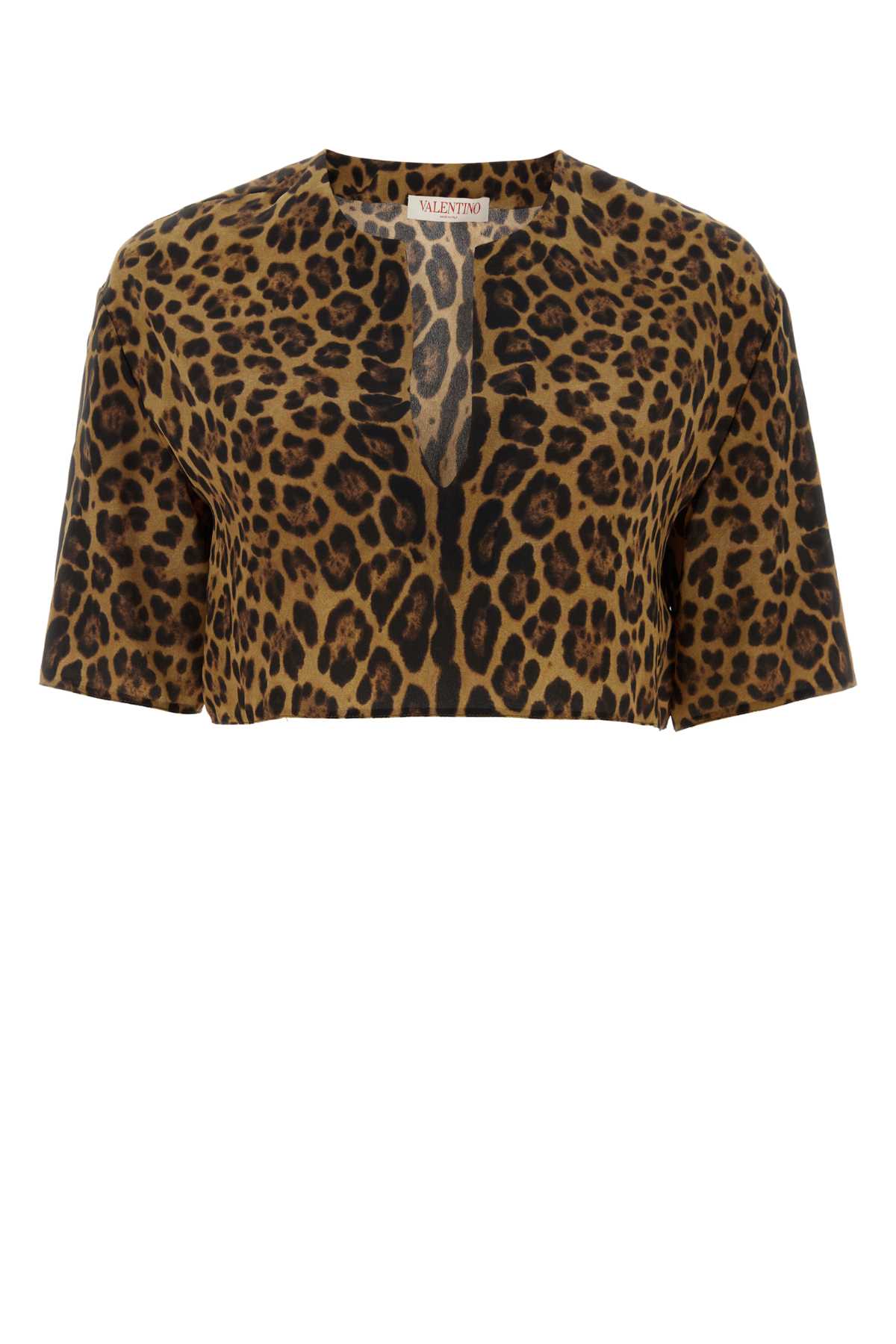 Printed silk Valentino Garavani Escape top 3B3AE8L086CAN2 (Valentino Garavani / Tシャツ・カットソー ) | Valentino Garavani (ヴァレンティノ)