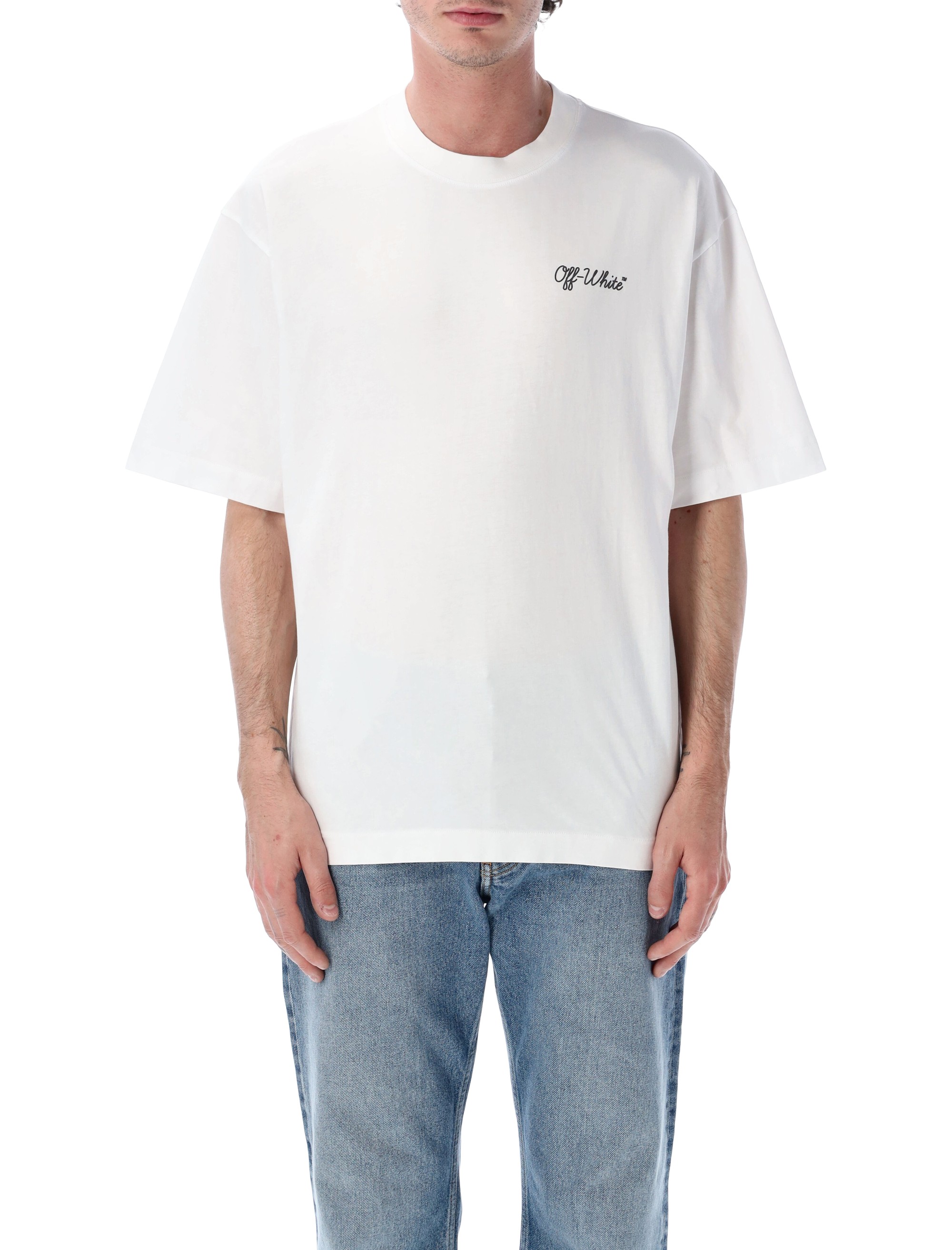 Off-White T-shirts and Polos White OMAA120S26JER01D1000 (Off-White / Tシャツ・カットソー ) | Off-White (オフホワイト)