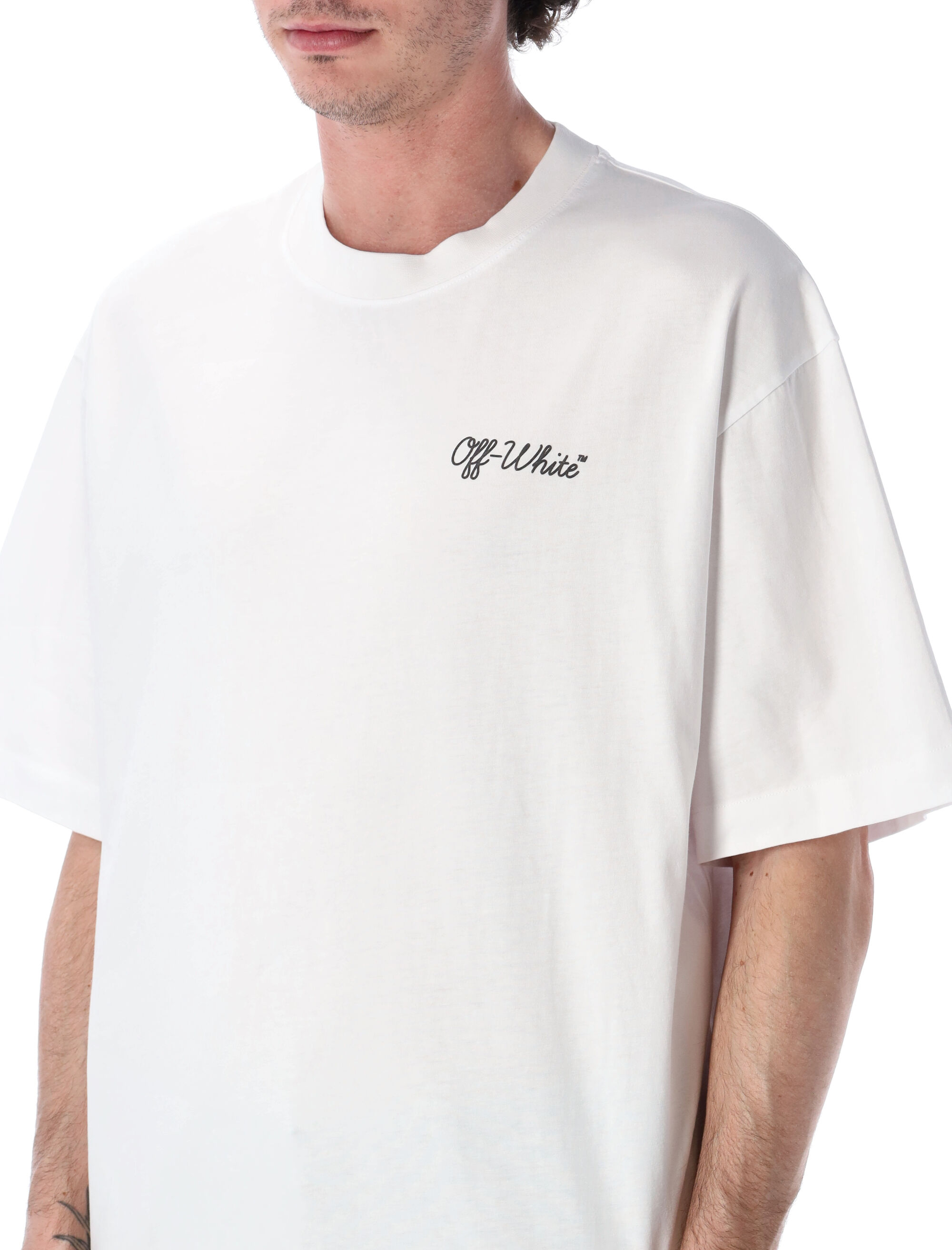 Off-White T-shirts and Polos White OMAA120S26JER01D1000 (Off-White / Tシャツ・カットソー ) | Off-White (オフホワイト)(2)