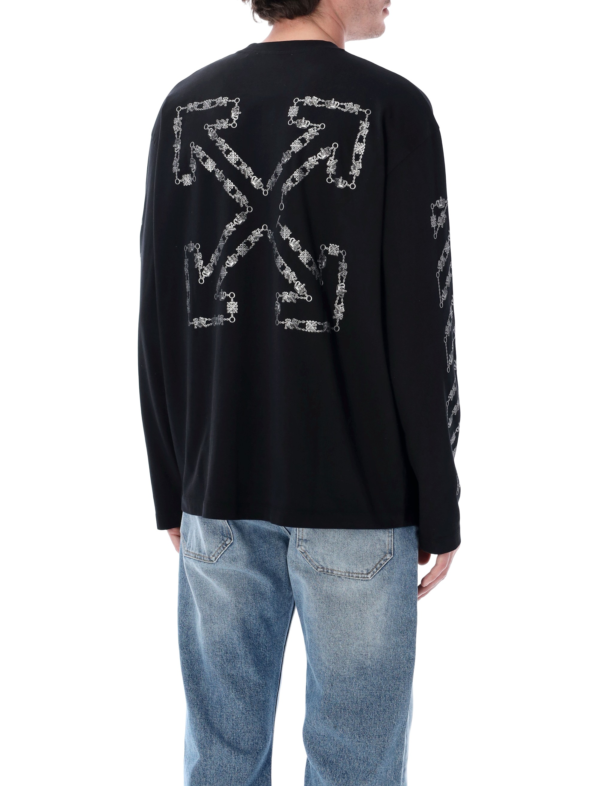 Off-White T-shirts and Polos Black OMAB09CS26JER0010001 (Off-White / Tシャツ・カットソー ) | Off-White (オフホワイト)(1)