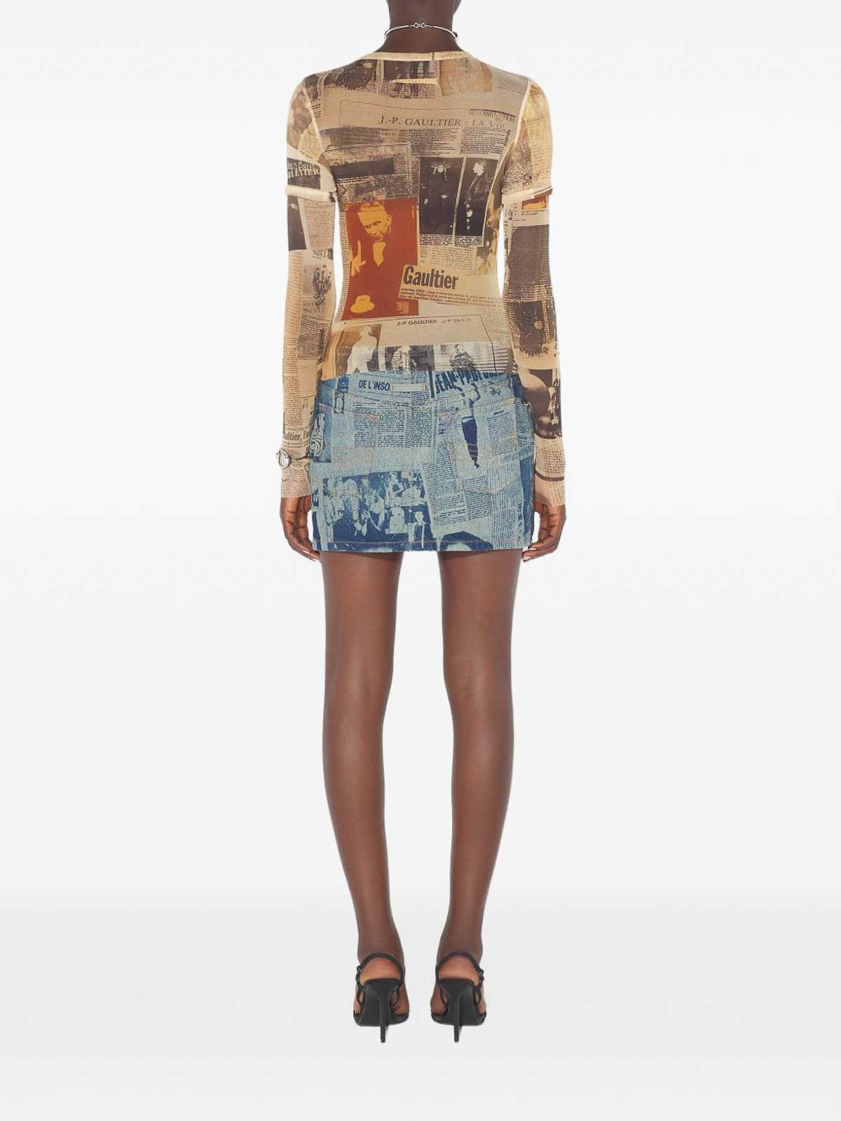 Journal Printed T-Shirt TO416M013P030830 (Jean Paul GAULTIER / Tシャツ・カットソー ) | Jean Paul GAULTIER (ジャンポール ゴルチエ)(2)