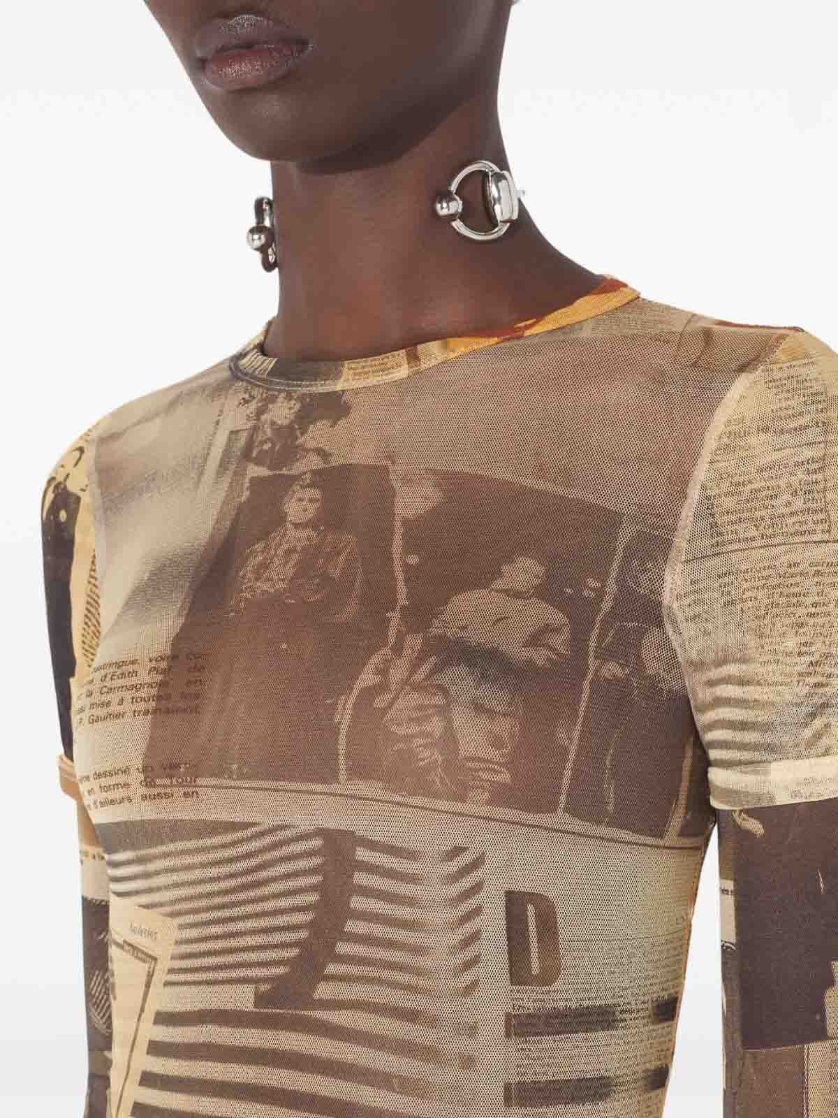 Journal Printed T-Shirt TO416M013P030830 (Jean Paul GAULTIER / Tシャツ・カットソー ) | Jean Paul GAULTIER (ジャンポール ゴルチエ)(4)