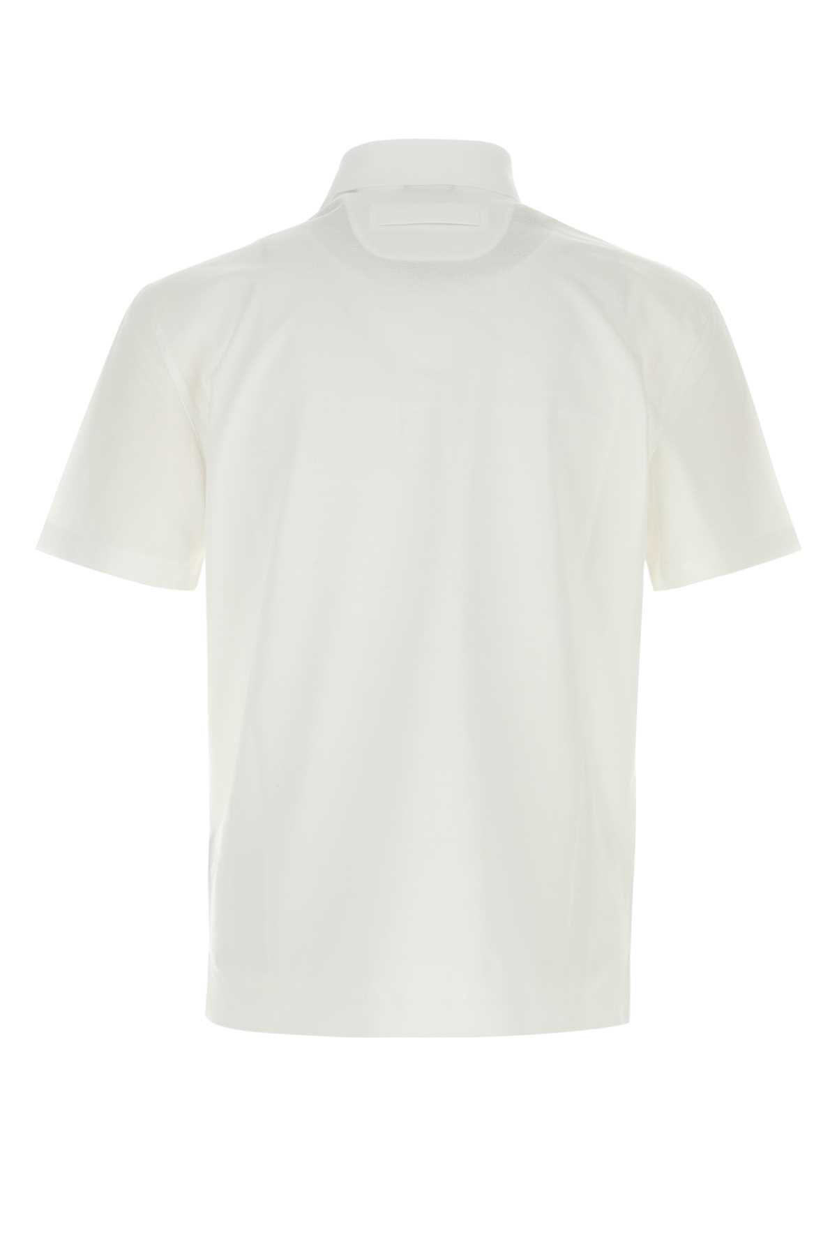 White piquet polo shirt RUH348A3H794N00 (ZEGNA / ポロシャツ ) | ZEGNA (ゼニア)(1)