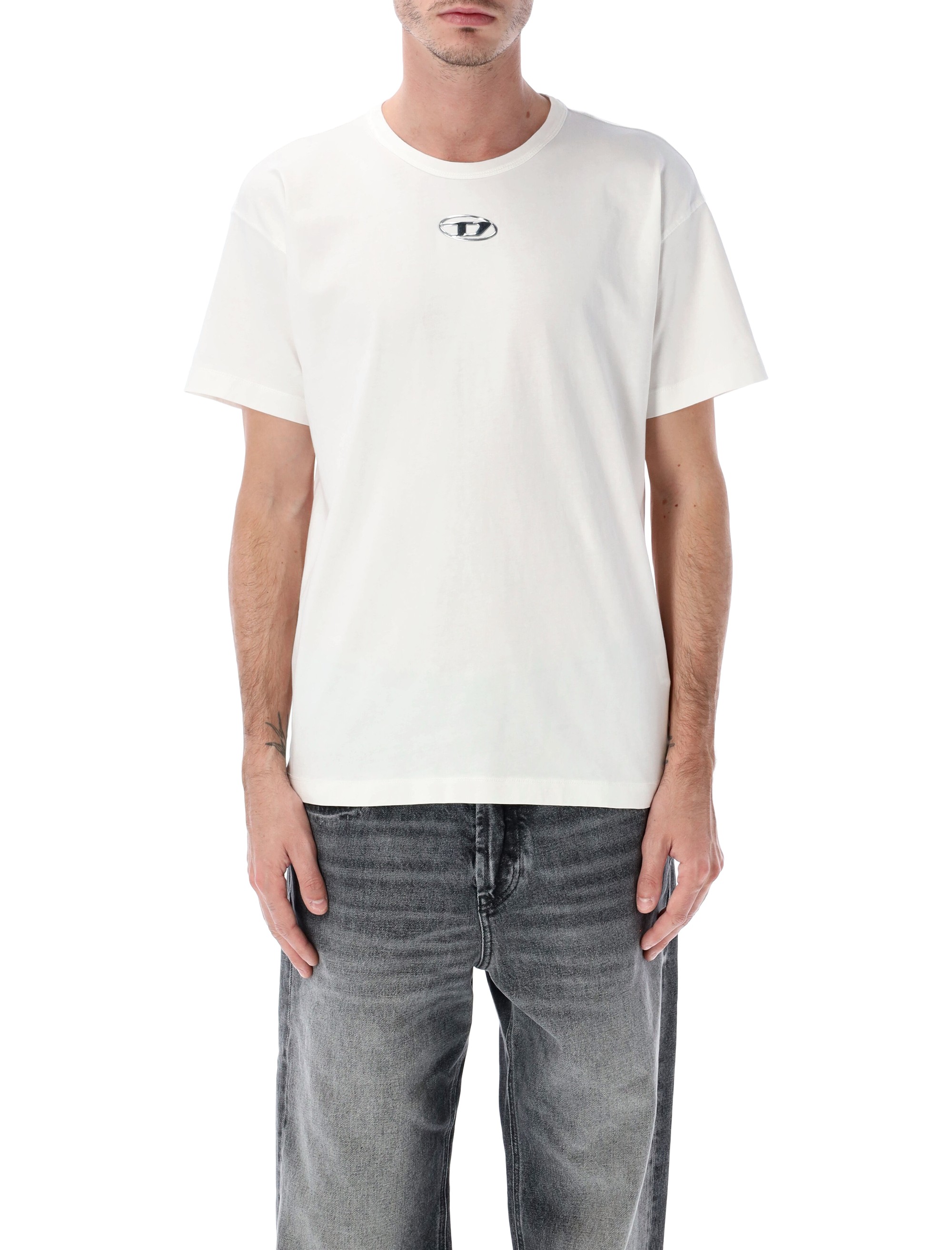 Diesel T-shirts and Polos White A202970JMBB141 (Diesel / Tシャツ・カットソー ) | Diesel (ディーゼル)(3)