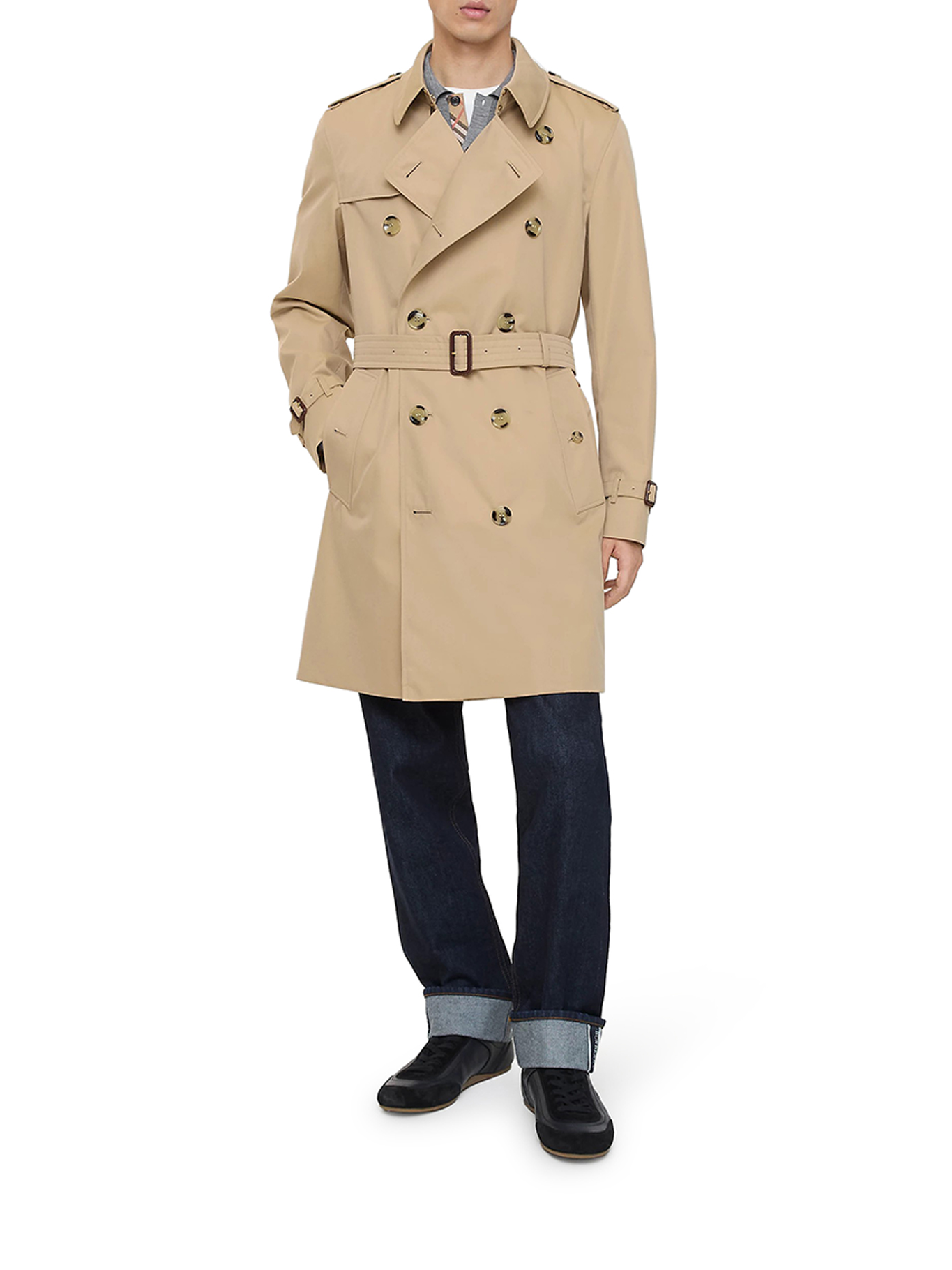 KENSINGTON HERITAGE MID-LENGTH TRENCH COAT 8117231A1366 (Burberry / コート ) | Burberry (バーバリー)(1)