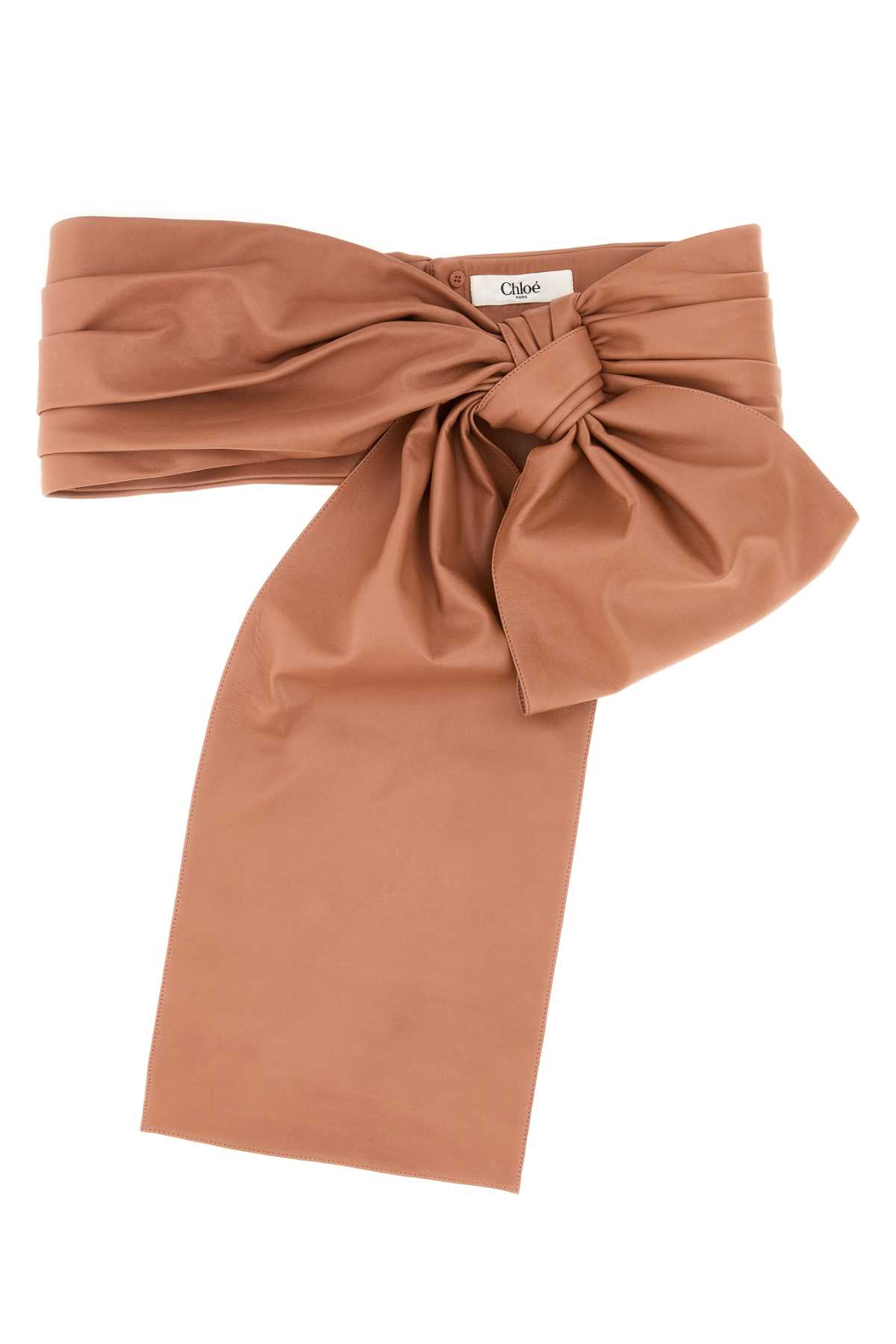 Pink leather Chloé Bow belt CH26UBB12LMB6K8 (Chloé / ベルト・サスペンダー ) | Chloé (クロエ)
