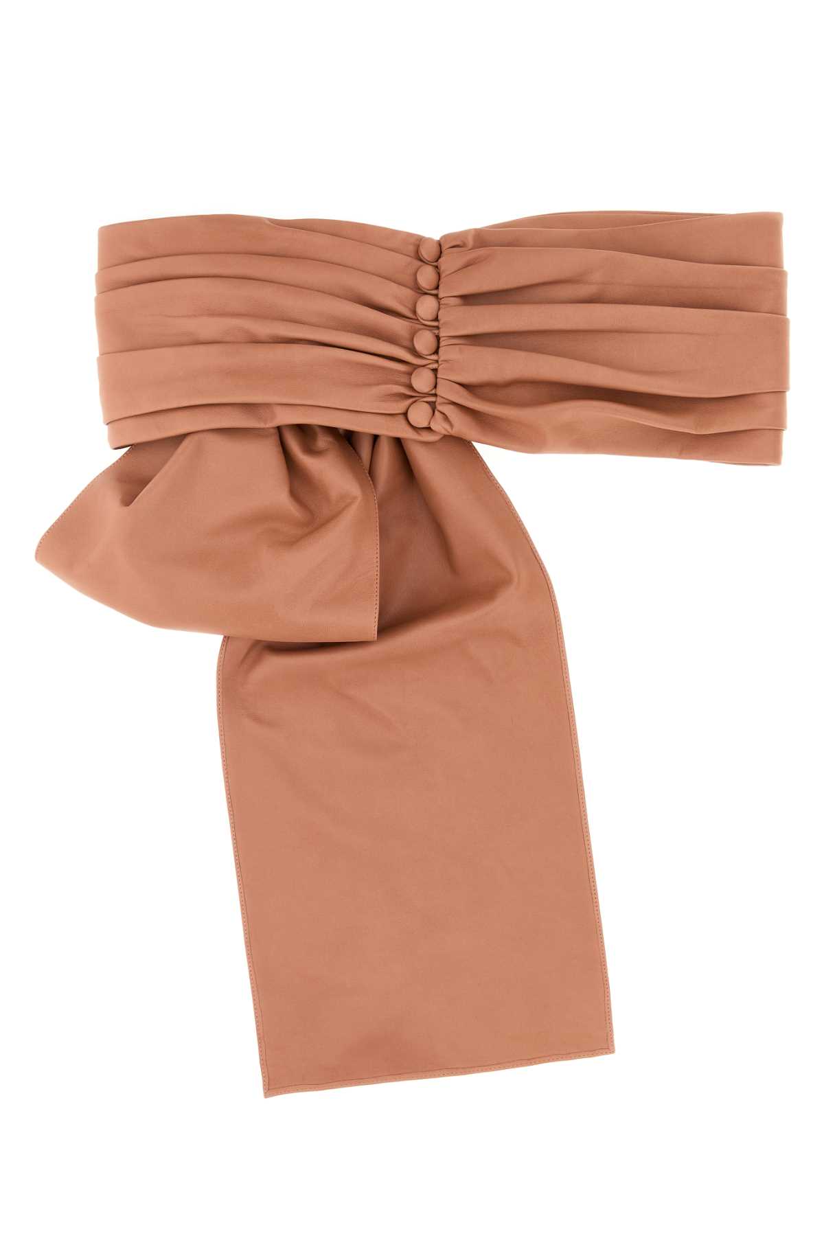 Pink leather Chloé Bow belt CH26UBB12LMB6K8 (Chloé / ベルト・サスペンダー ) | Chloé (クロエ)(1)