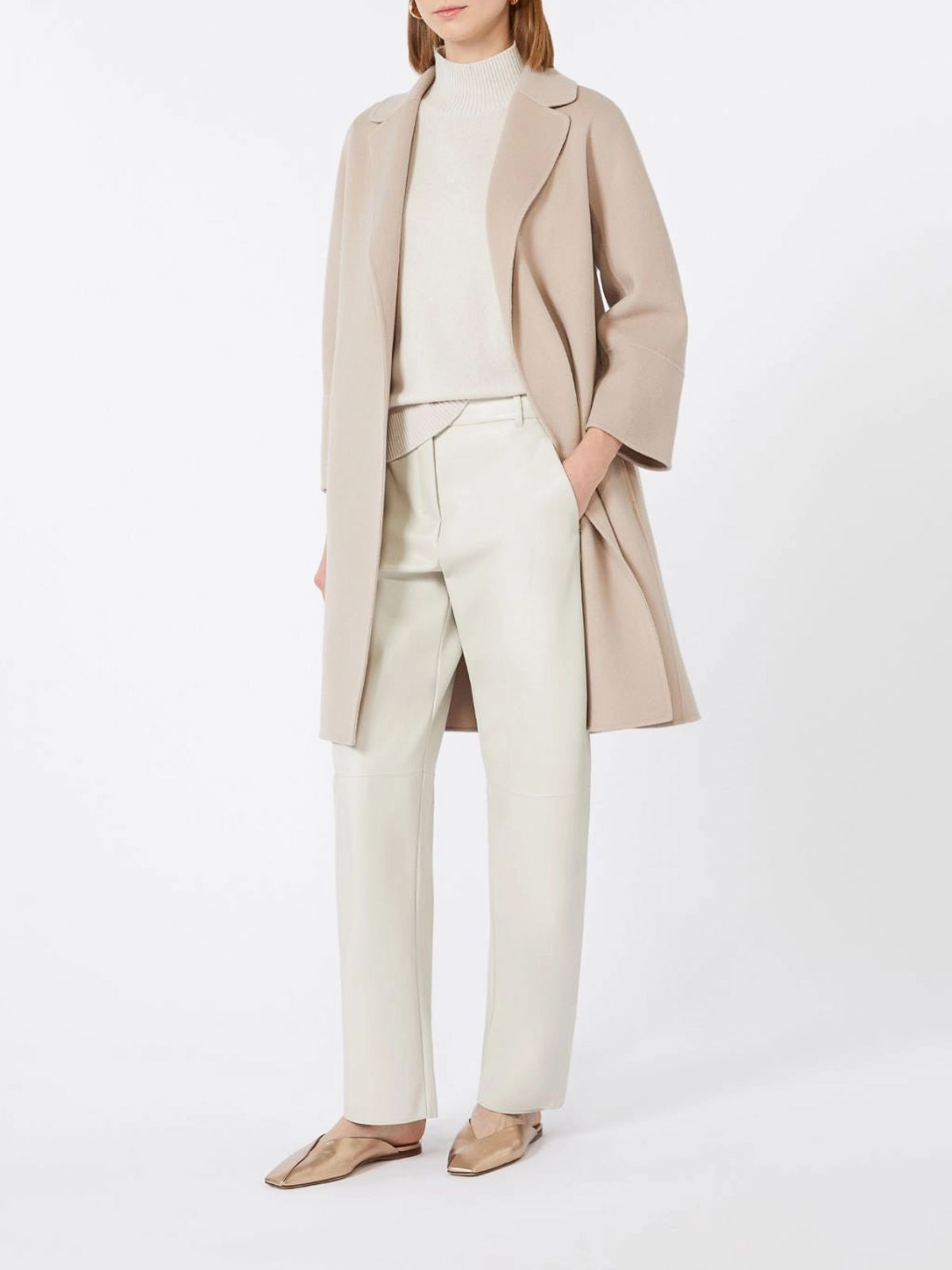 S Max Mara Cappotto Arona Pink Powder 261901105160005E15 (S MAX MARA / コート ) | S MAX MARA (エス マックスマーラ)(1)