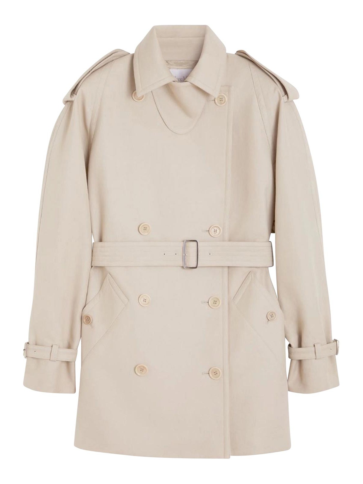 Short Cacio Trench Coat - Raw 26111260002 (Max Mara / コート ) | Max Mara (マックスマーラ)