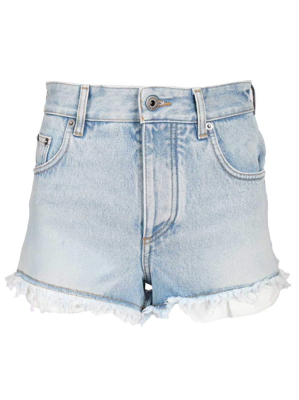 Midweight cotton denim shorts S616Y1GX088438 (LOEWE / ショートパンツ ) | LOEWE (ロエベ)