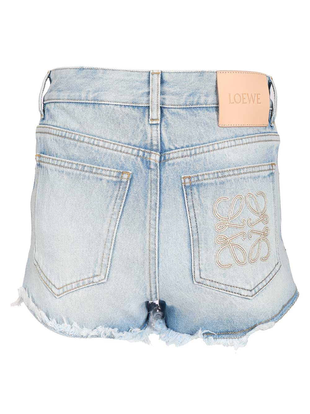 Midweight cotton denim shorts S616Y1GX088438 (LOEWE / ショートパンツ ) | LOEWE (ロエベ)(1)