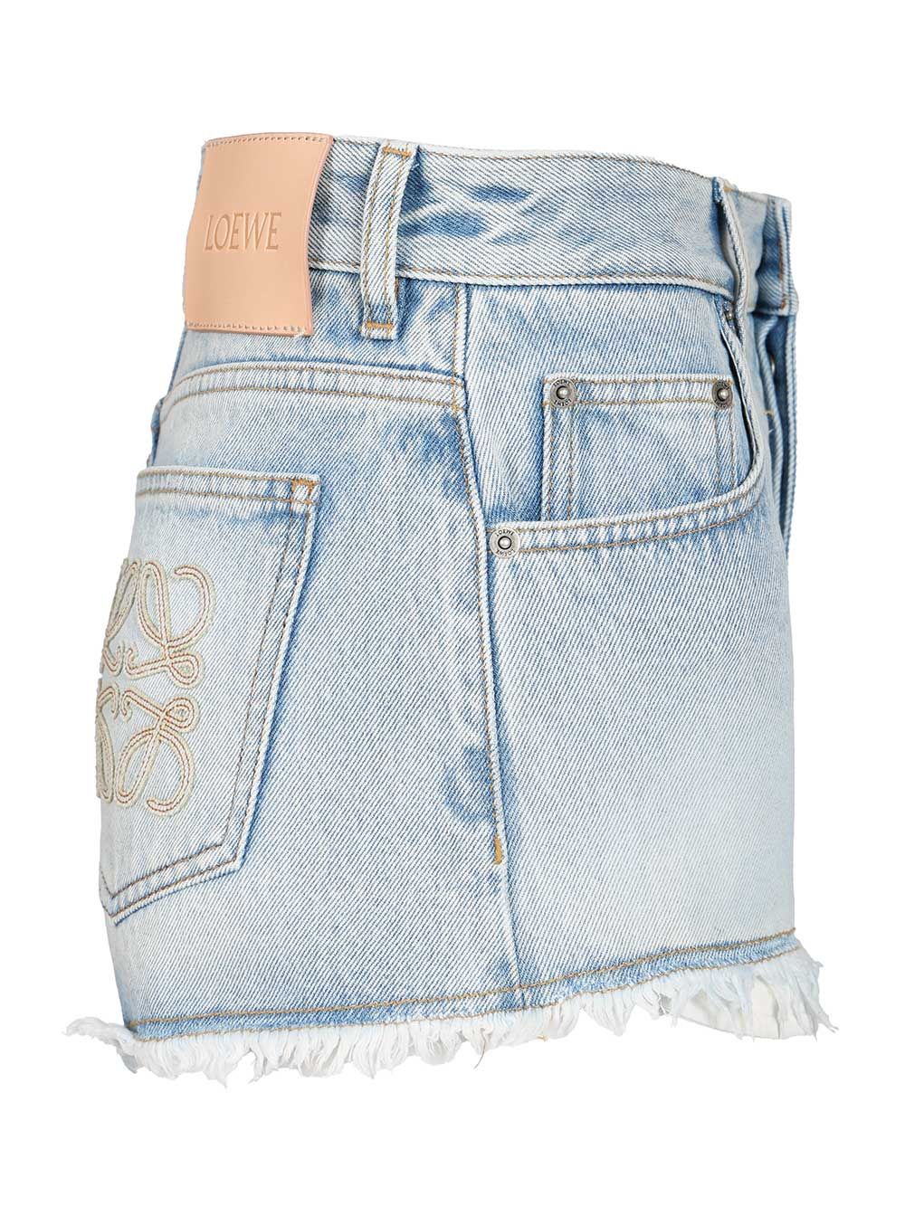 Midweight cotton denim shorts S616Y1GX088438 (LOEWE / ショートパンツ ) | LOEWE (ロエベ)(2)