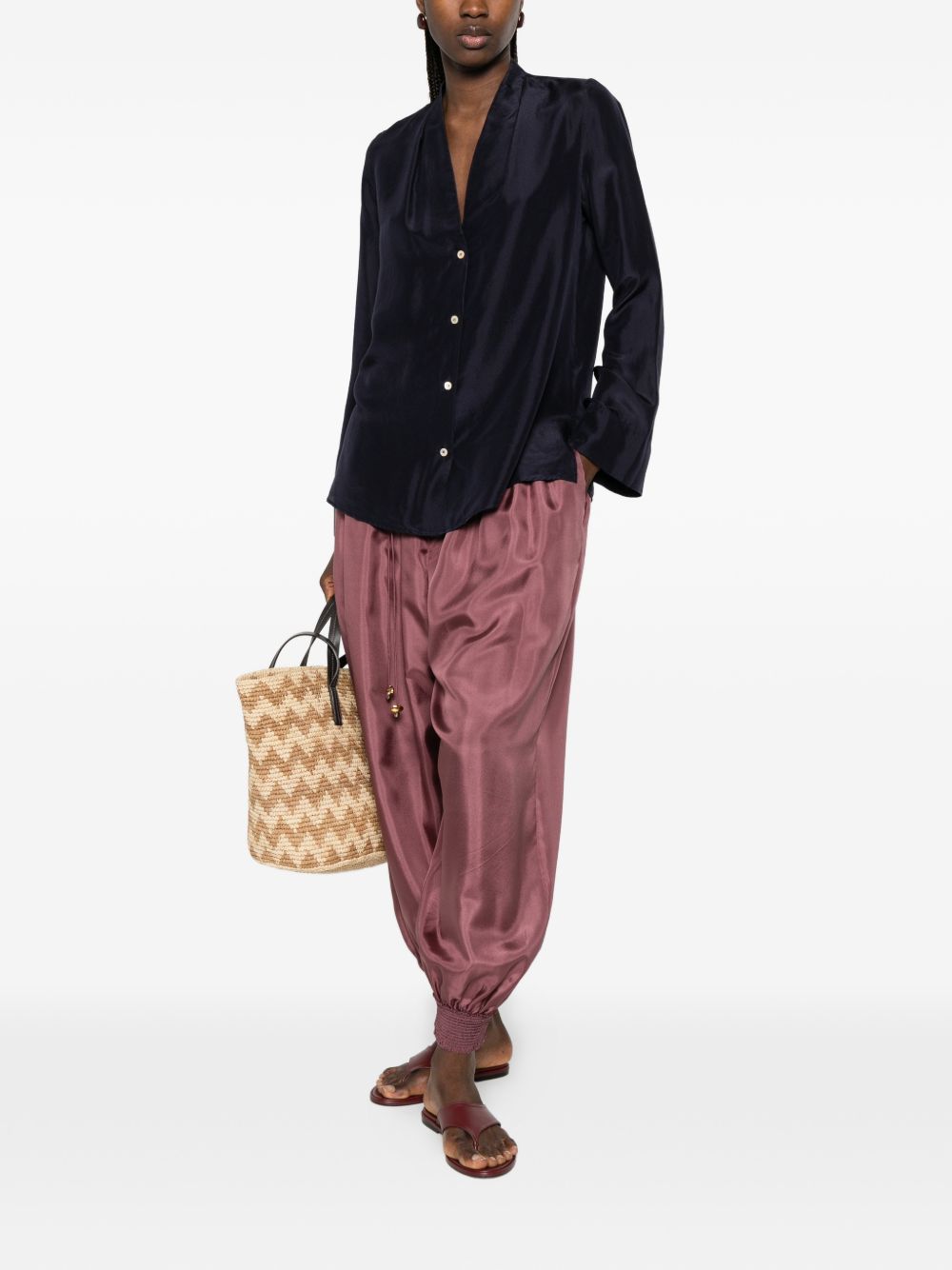 Forte Forte Shirts 14859MYSHIRTMIDNIGHT (forte_forte / シャツ・ブラウス ) | forte_forte (フォルテ フォルテ)(4)