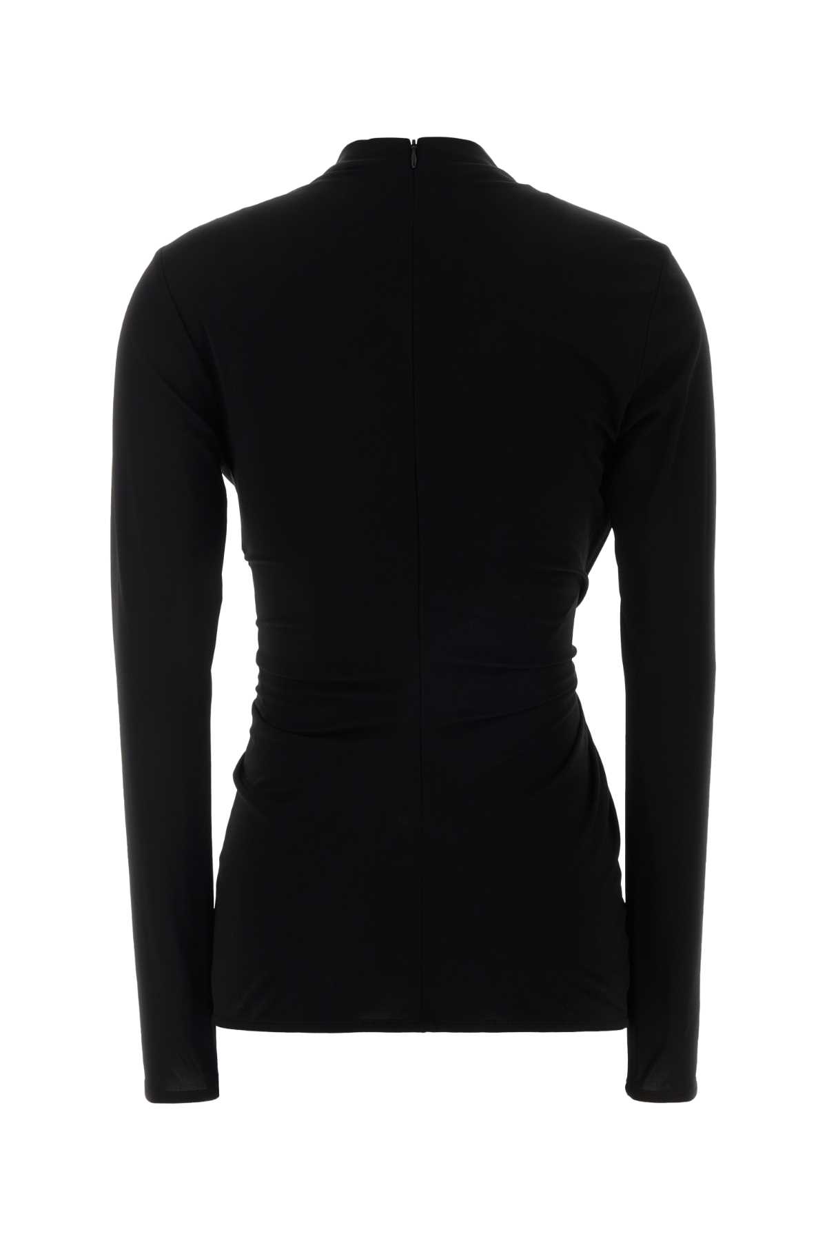 Black crepe top 869452V4YX01000 (Bottega Veneta / Tシャツ・カットソー ) | Bottega Veneta (ボッテガ・ヴェネタ)(1)