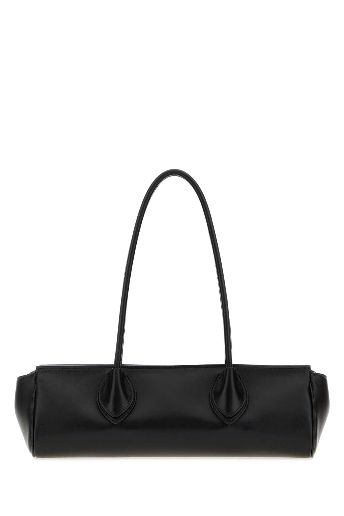 Black leather Donna shoulder bag H20571015L1015200 (KHAITE / ハンドバッグ・ショルダーバッグ ) | KHAITE (ケイト)(2)