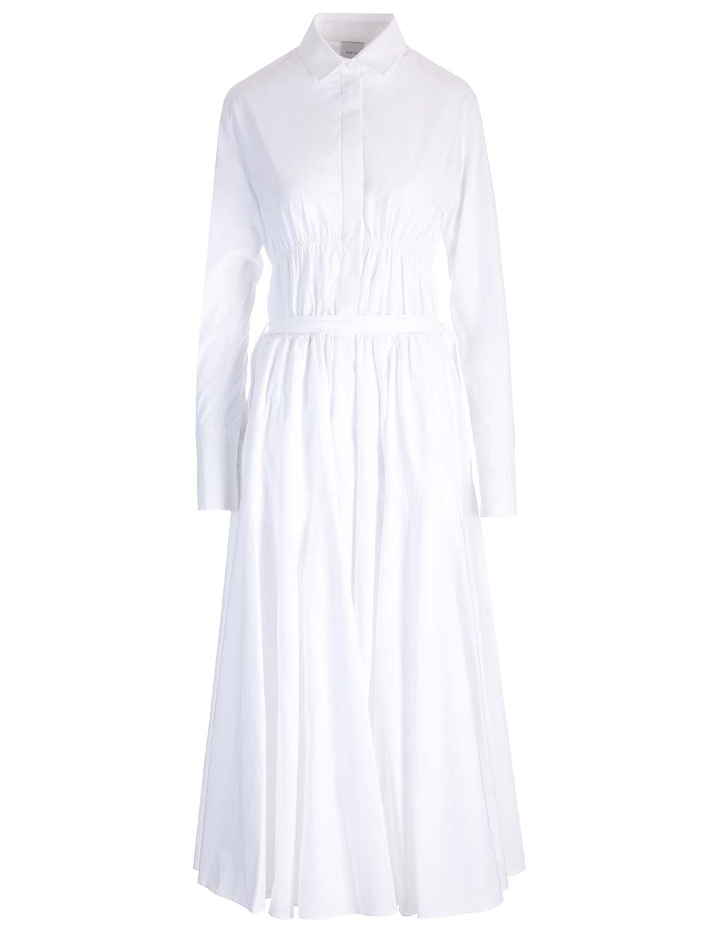 Cotton midi shirt dress DR1350017001W (Patou / ワンピース・ドレス・オールインワン ) | Patou (パトゥ)