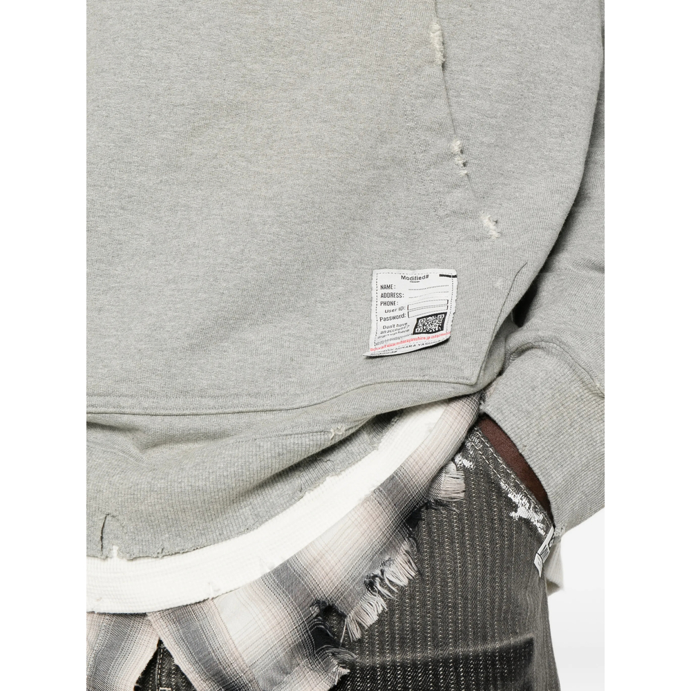 Sweatshirt Maison Mihara Yasuhiro J16HD751GRAY (Maison Mihara Yasuhiro / スウェット・フーディー ) | Maison Mihara Yasuhiro (メゾン ミハラ ヤスヒロ)(1)