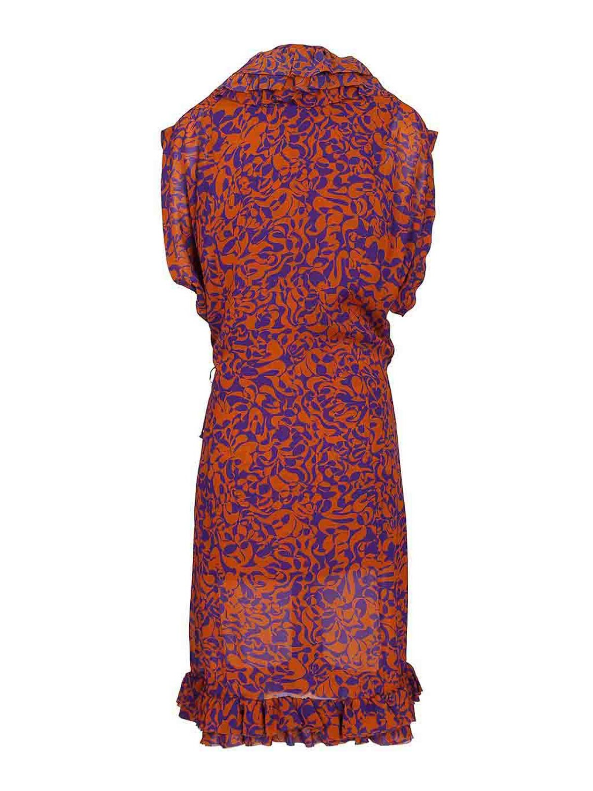 Printed Dress With Ruffles 261131E15 (Dries Van Noten / ワンピース・ドレス・オールインワン ) | Dries Van Noten (ドリスヴァンノッテン)(1)