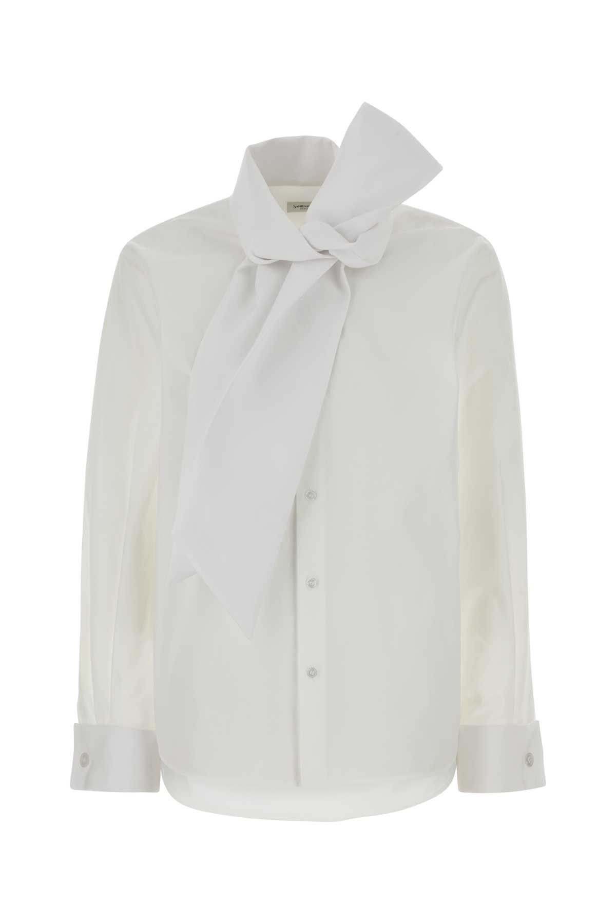 White poplin shirt 865302Y1H489000 (Saint Laurent / シャツ・ブラウス ) | Saint Laurent (サンローラン)