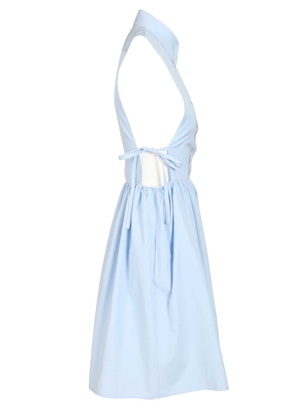 Sleeveless poplin dress MF6389 (MIU MIU / ワンピース・ドレス・オールインワン ) | MIU MIU (ミュウミュウ)(2)