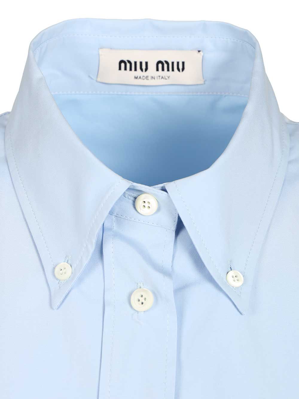 Sleeveless poplin dress MF6389 (MIU MIU / ワンピース・ドレス・オールインワン ) | MIU MIU (ミュウミュウ)(4)
