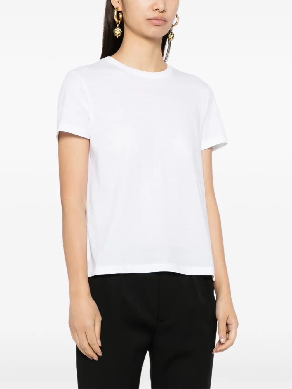 COTTON T-SHIRT WITH TF LOGO EMBROIDERY TSJ629JEX180WAA (TOM FORD / Tシャツ・カットソー ) | TOM FORD (トムフォード)(3)