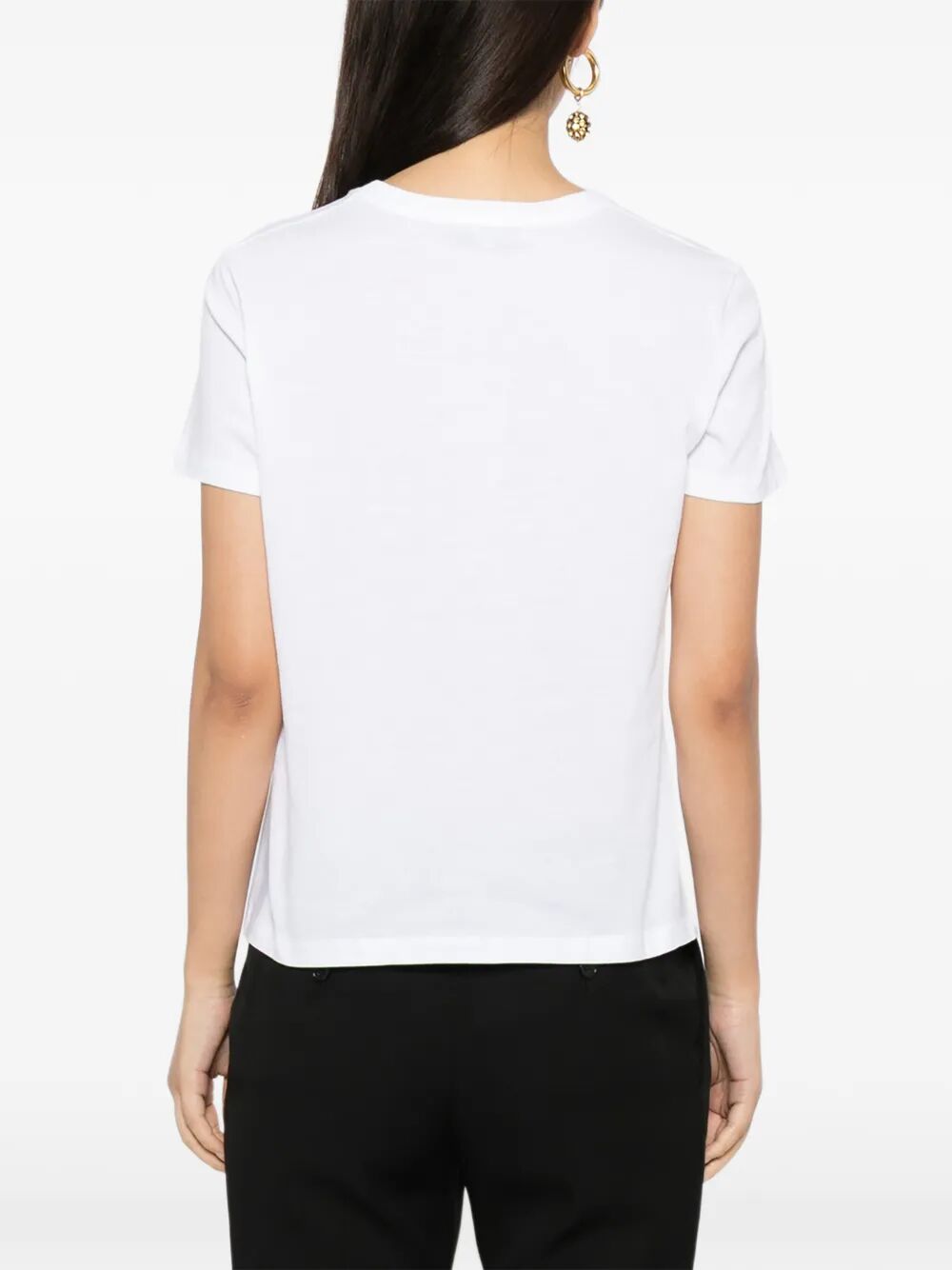 COTTON T-SHIRT WITH TF LOGO EMBROIDERY TSJ629JEX180WAA (TOM FORD / Tシャツ・カットソー ) | TOM FORD (トムフォード)(4)